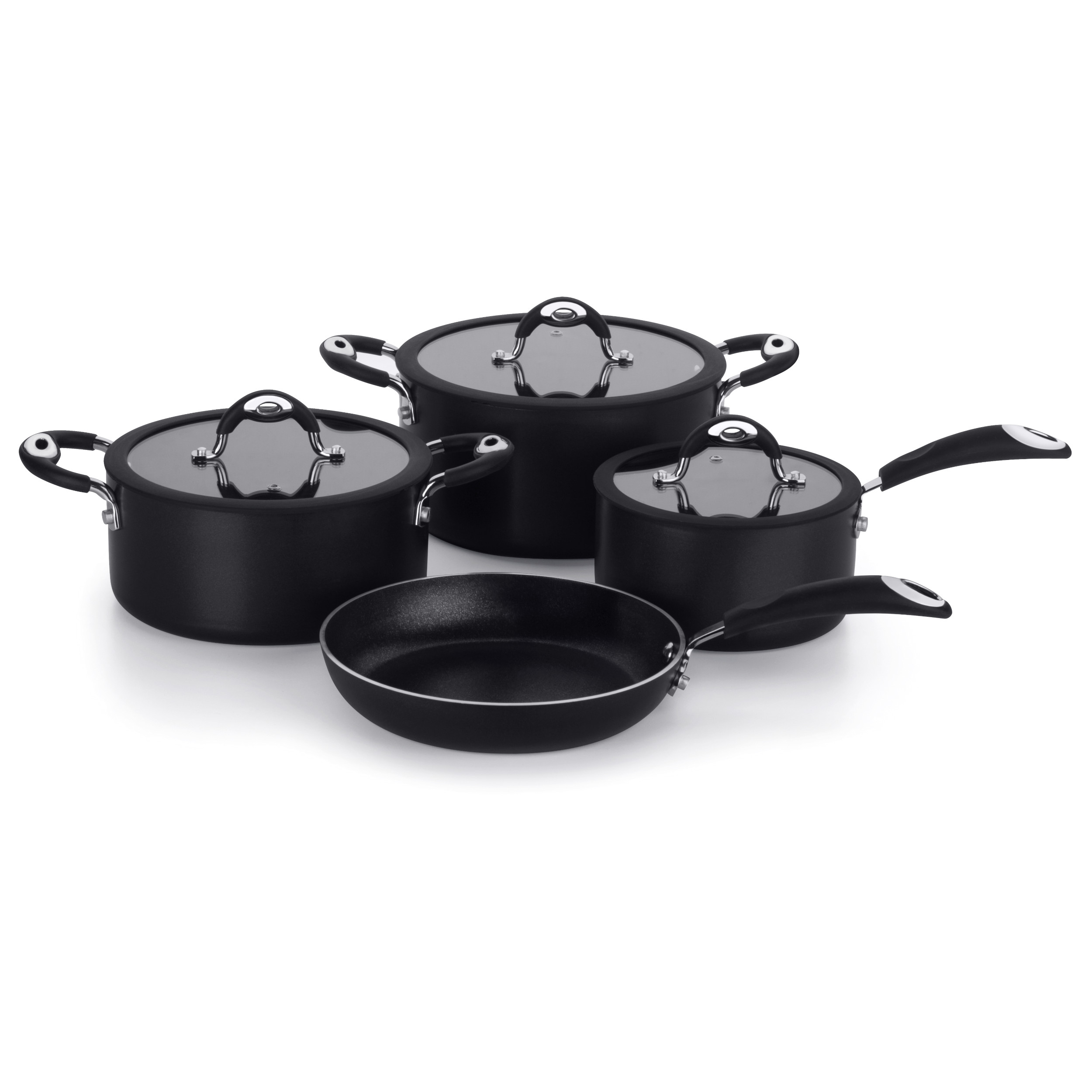 Set de Cocción Multiflon Aluminio 4 Piezas