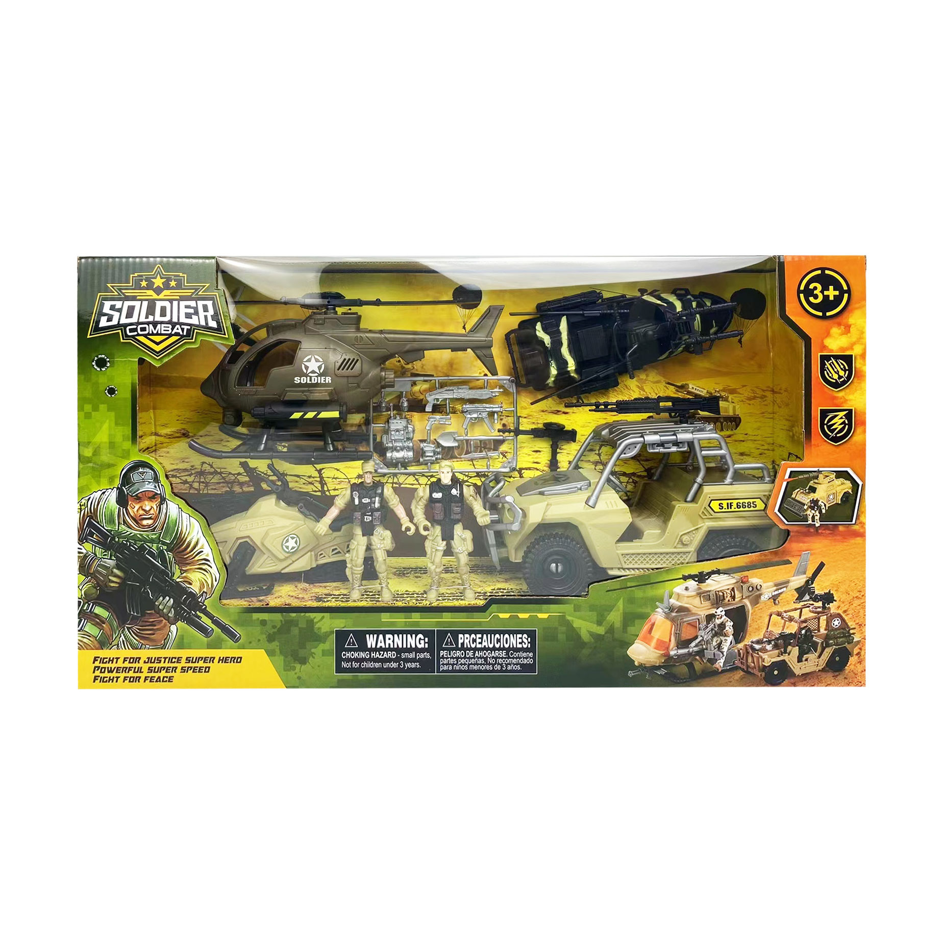 Super Camioneta Militar con Accesorios