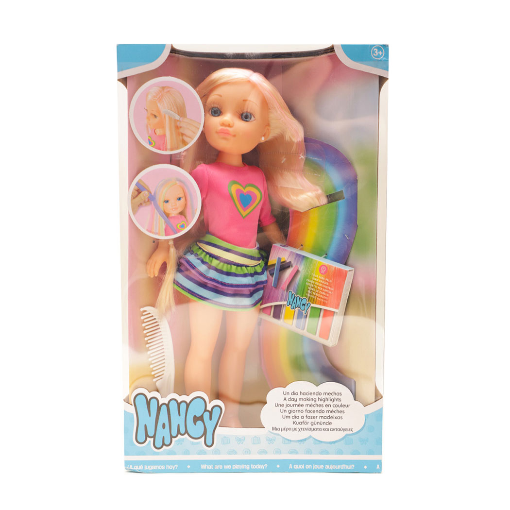 Muñeca Rubia Con Pelo Largo Para Hacer Mechas