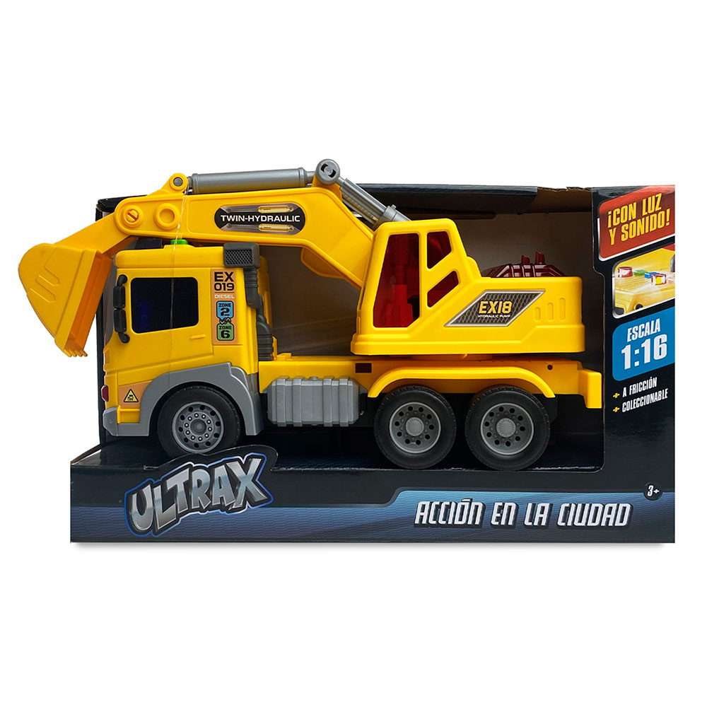 Camión Excavadora con Luz y Sonido Sweet Home