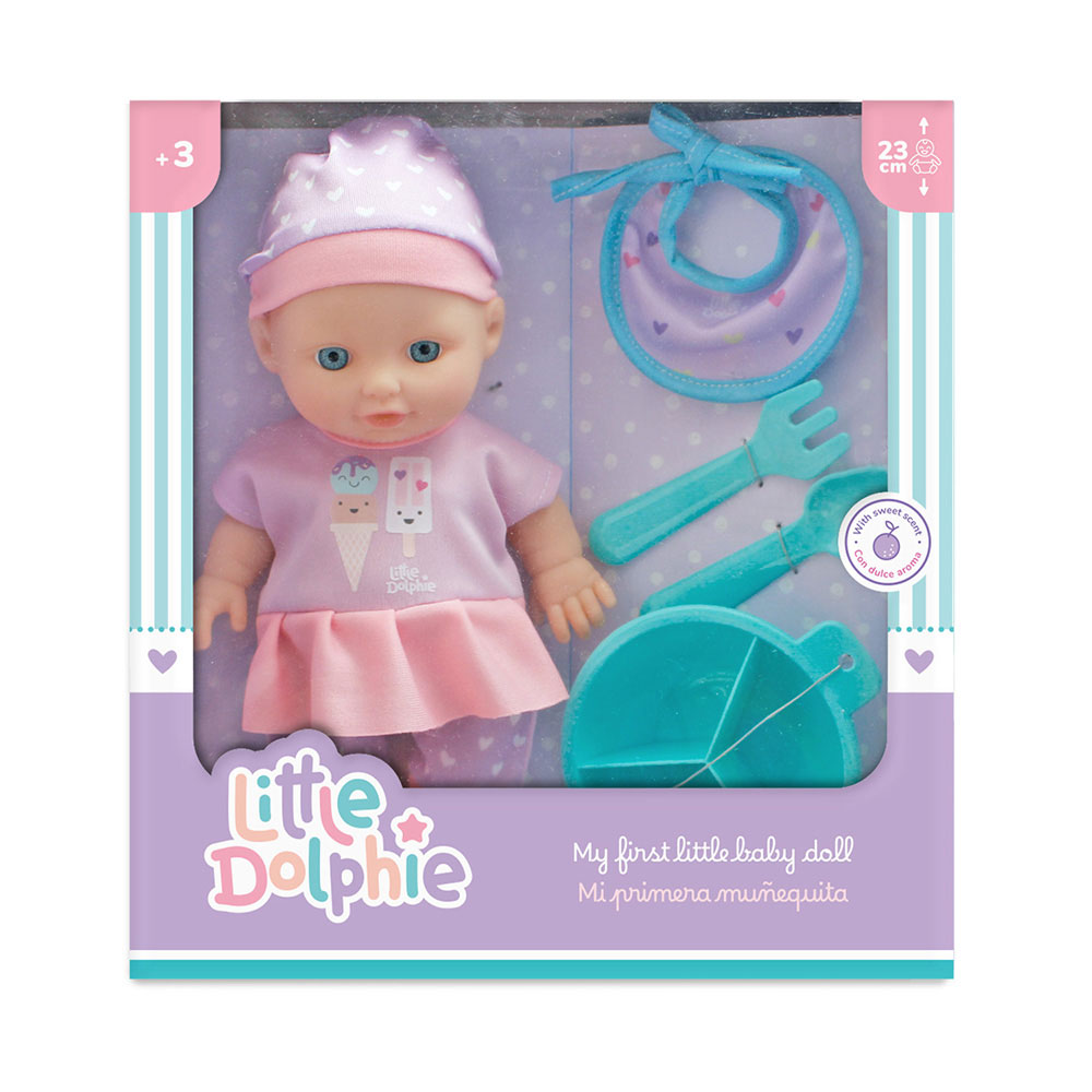 Muñeca con Accesorios Little Dolphie
