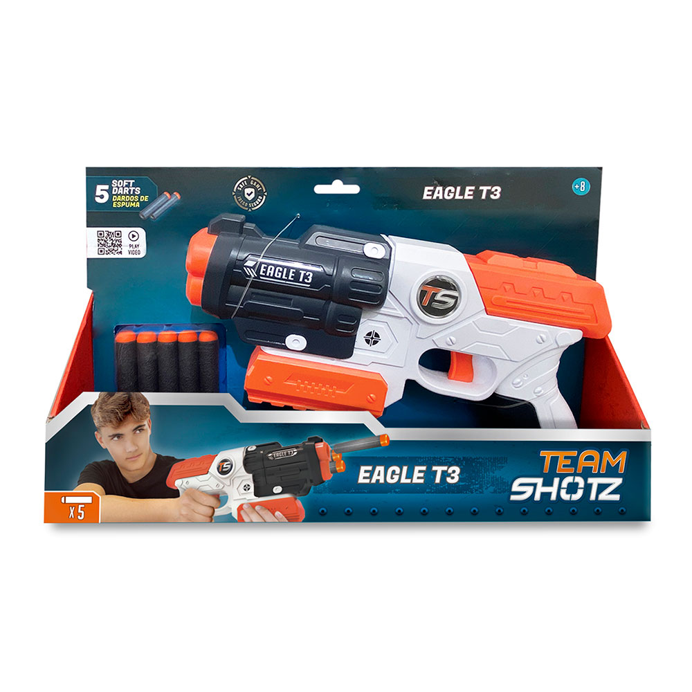 Pistola de Dardos Eagle Team Shotz