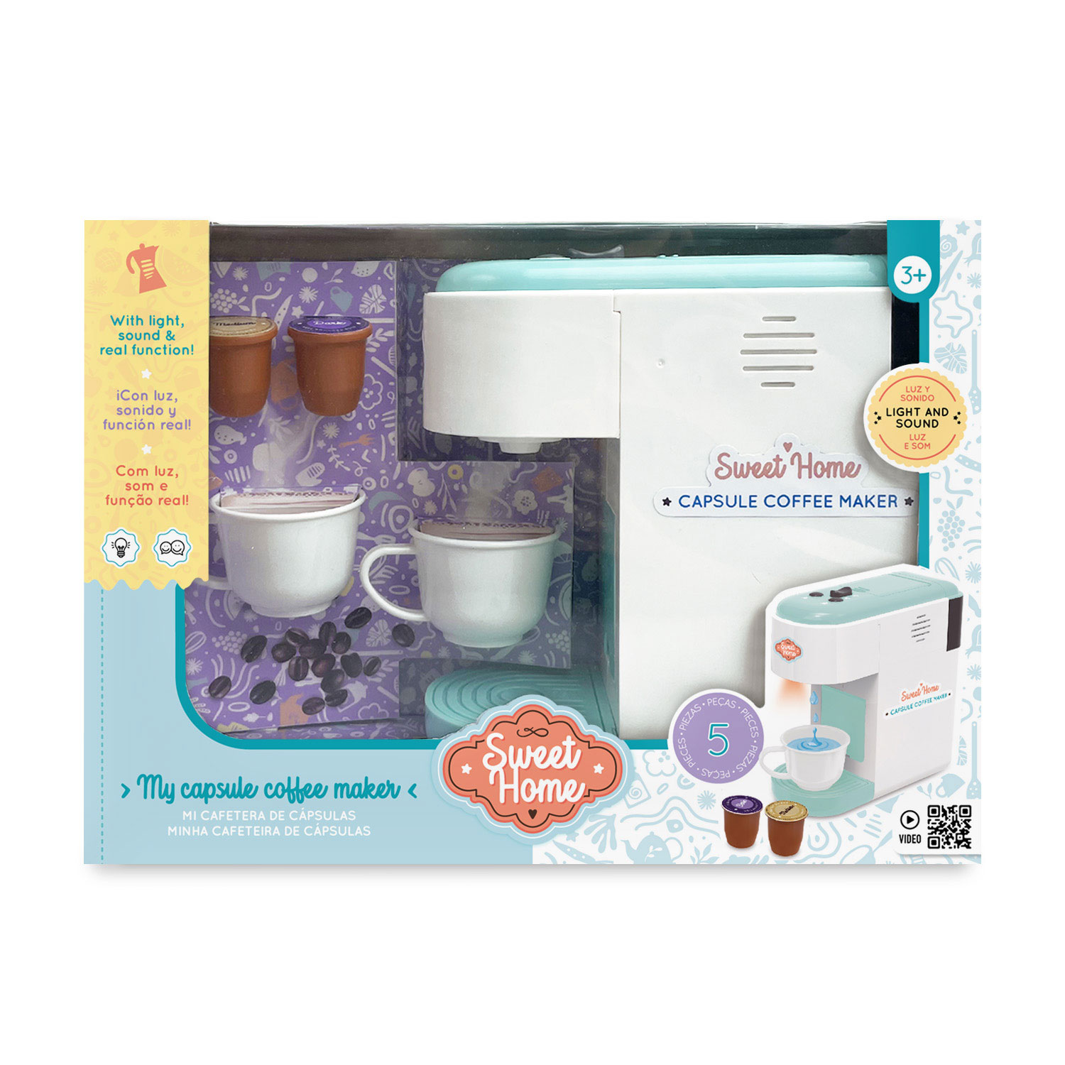 Cafetera con Luz y Sonido Sweet Home