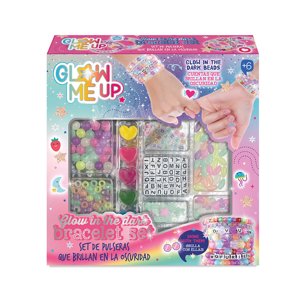 Set de Pulseras Brilla en la Oscuridad Glow Me Up