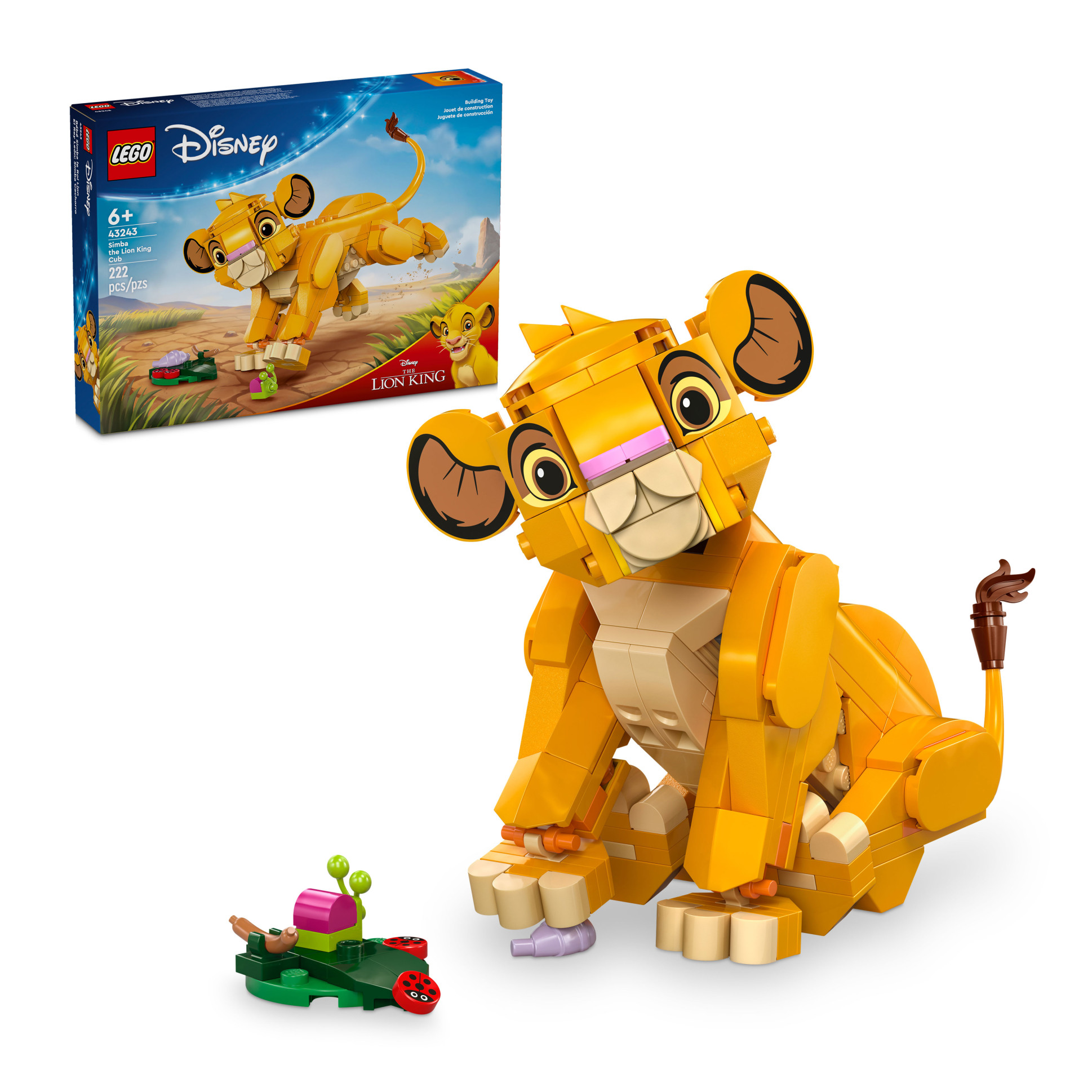 Simba Rey Leon Disney Lego 222 Piezas