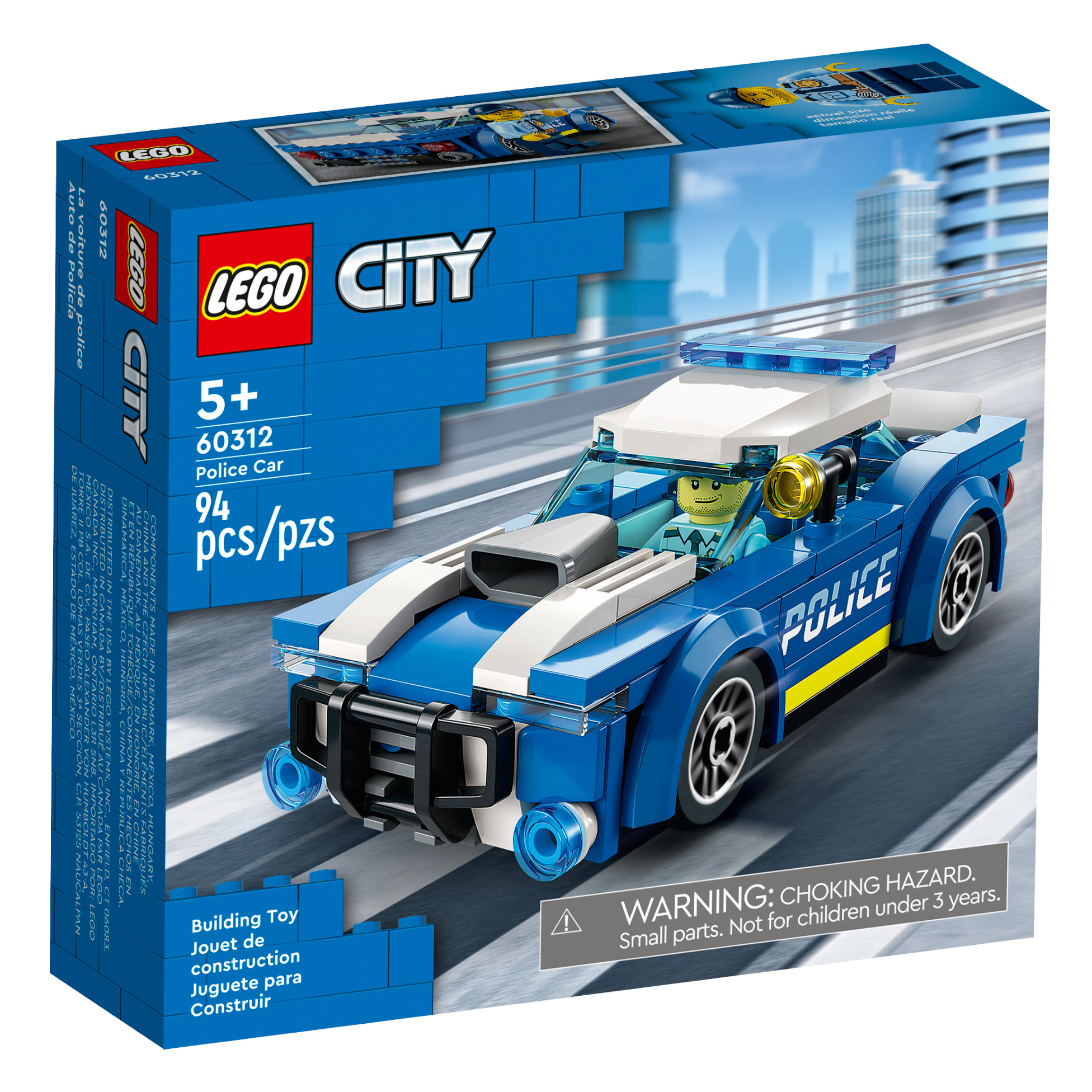 Coche de Policía Lego 94 Piezas