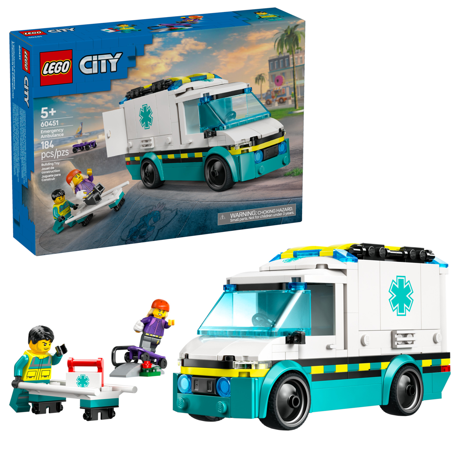 Ambulancia Lego 184 Piezas
