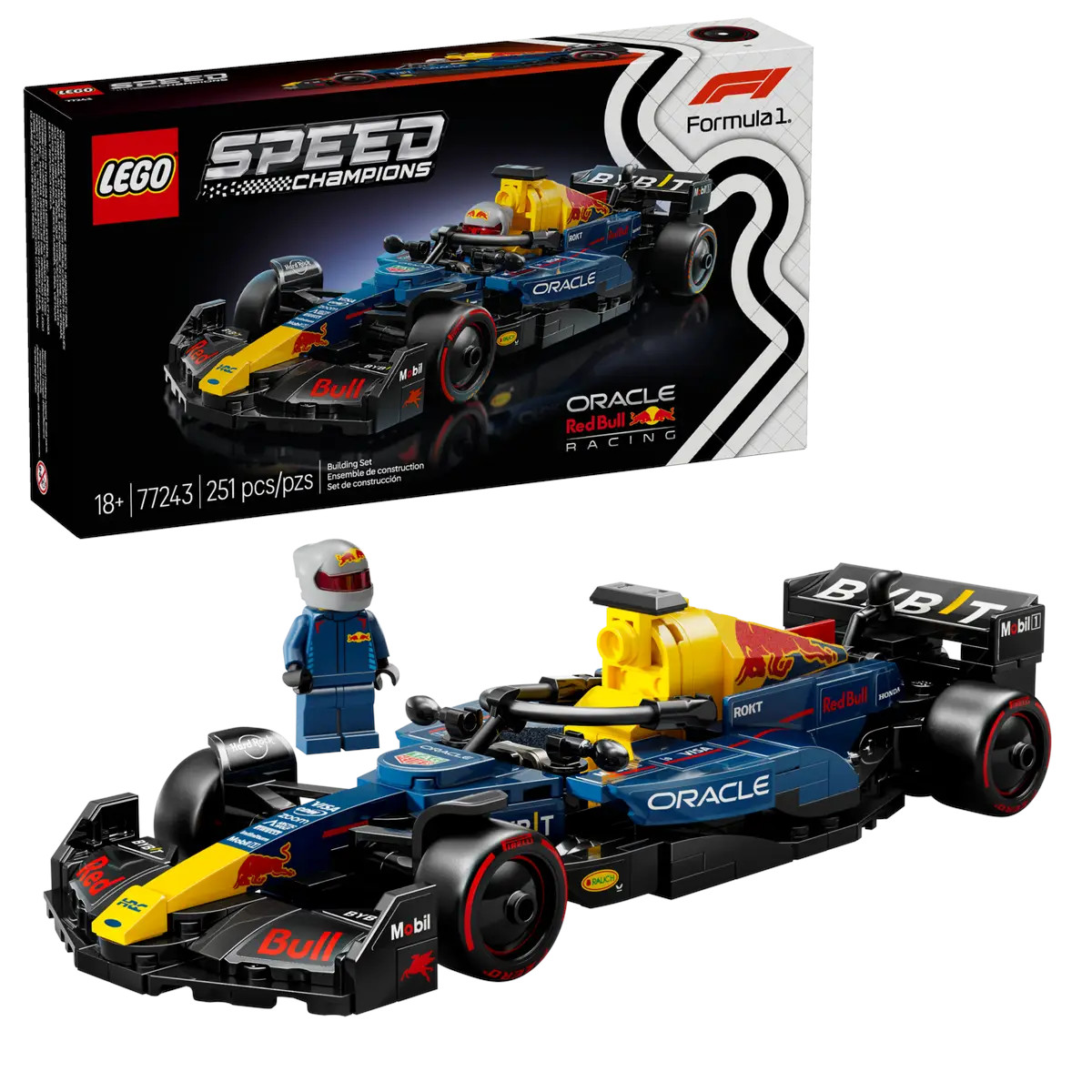 Auto Red Bull-24 F1 Lego 251 Piezas