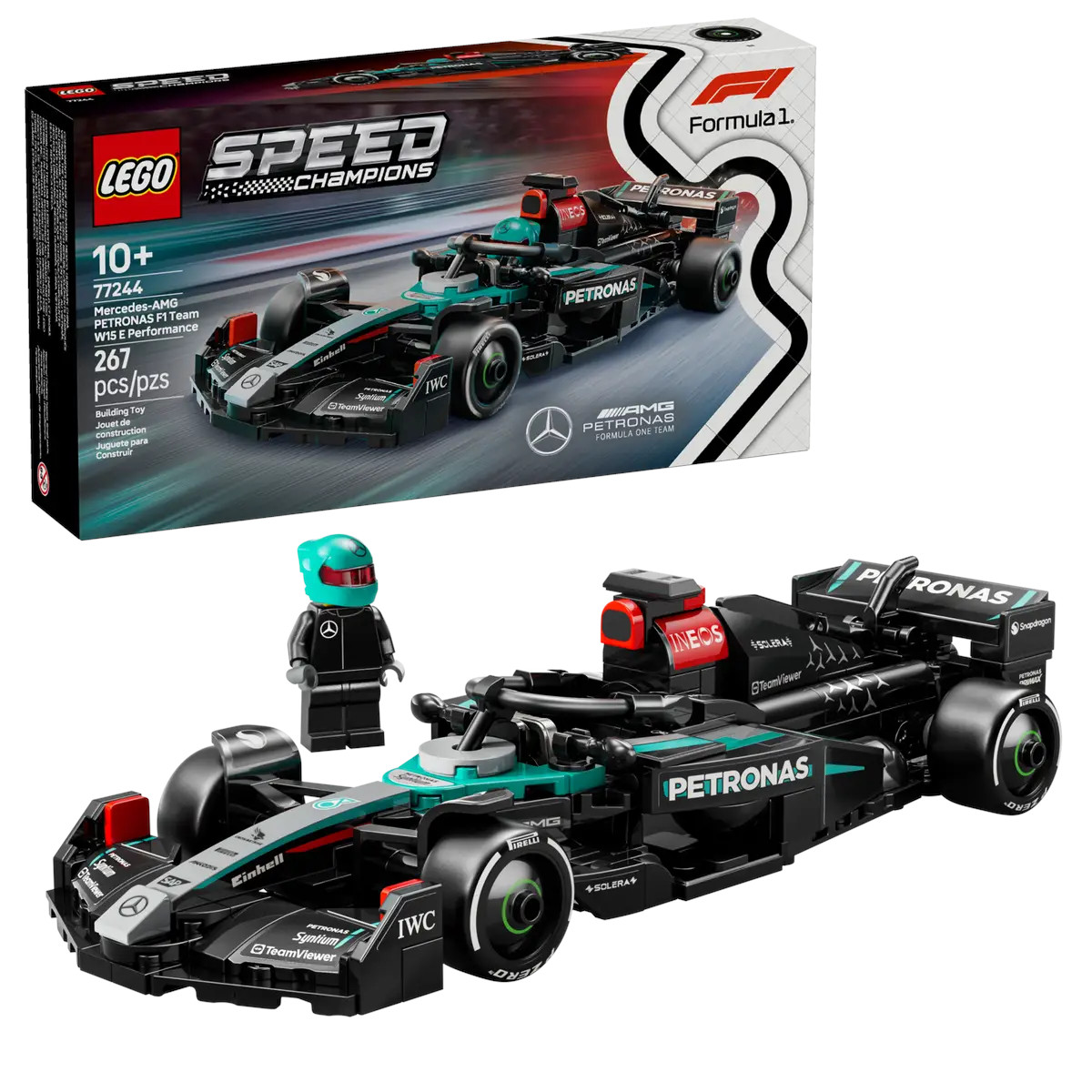 Auto Mercedes AMG F1 Lego 267 Piezas