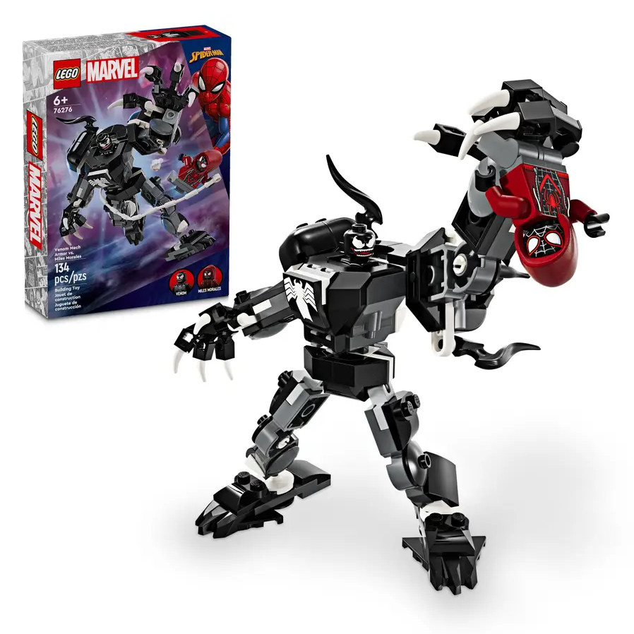 Venom vs Miles Morales Lego 134 Piezas
