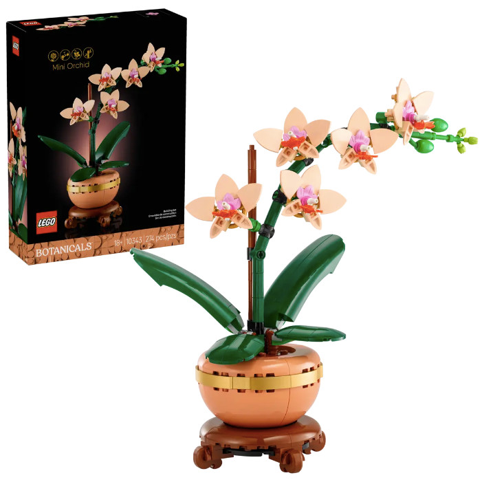 Mini Orquideas Lego 274 Piezas