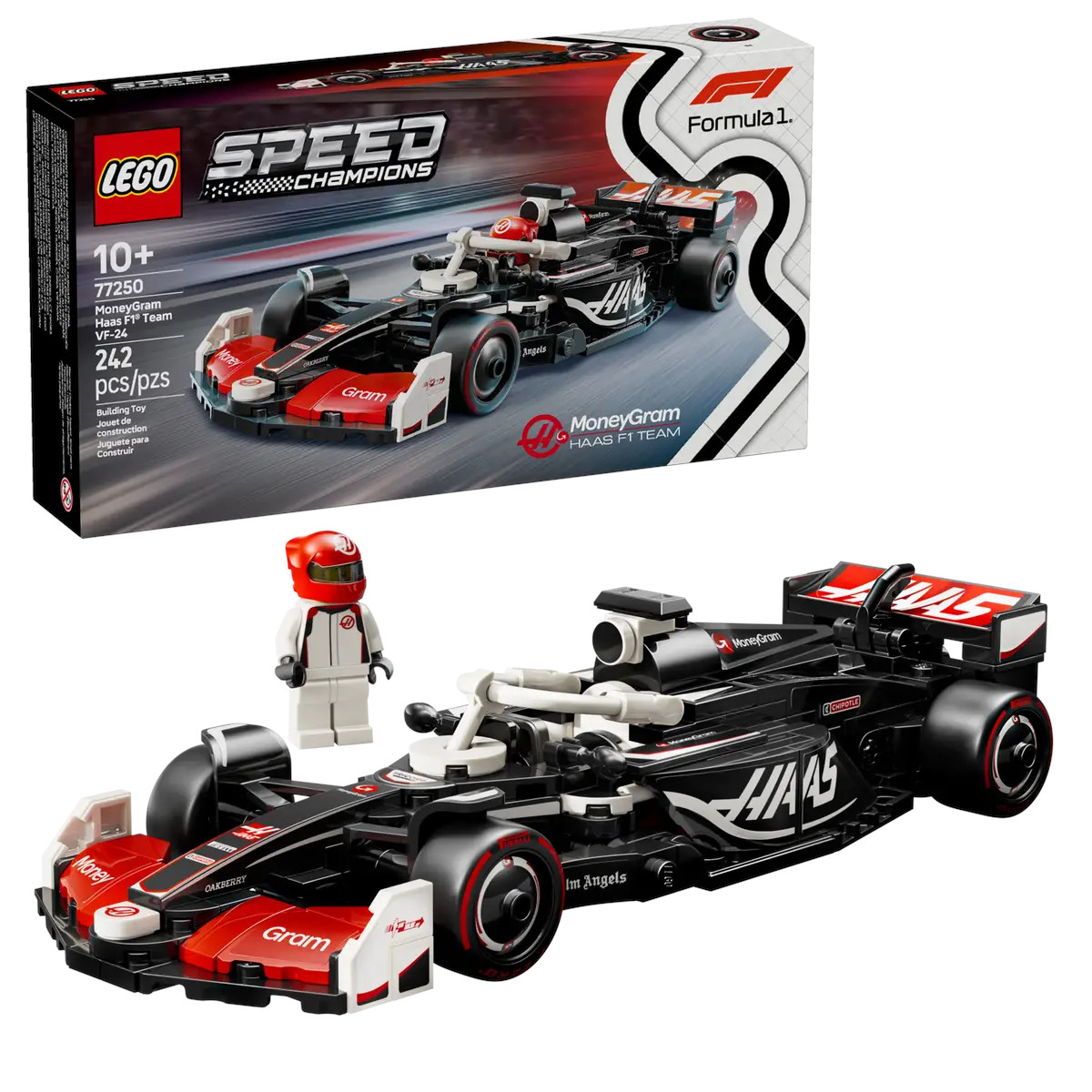 Auto Moneygram Haas F1 Lego 242 Piezas