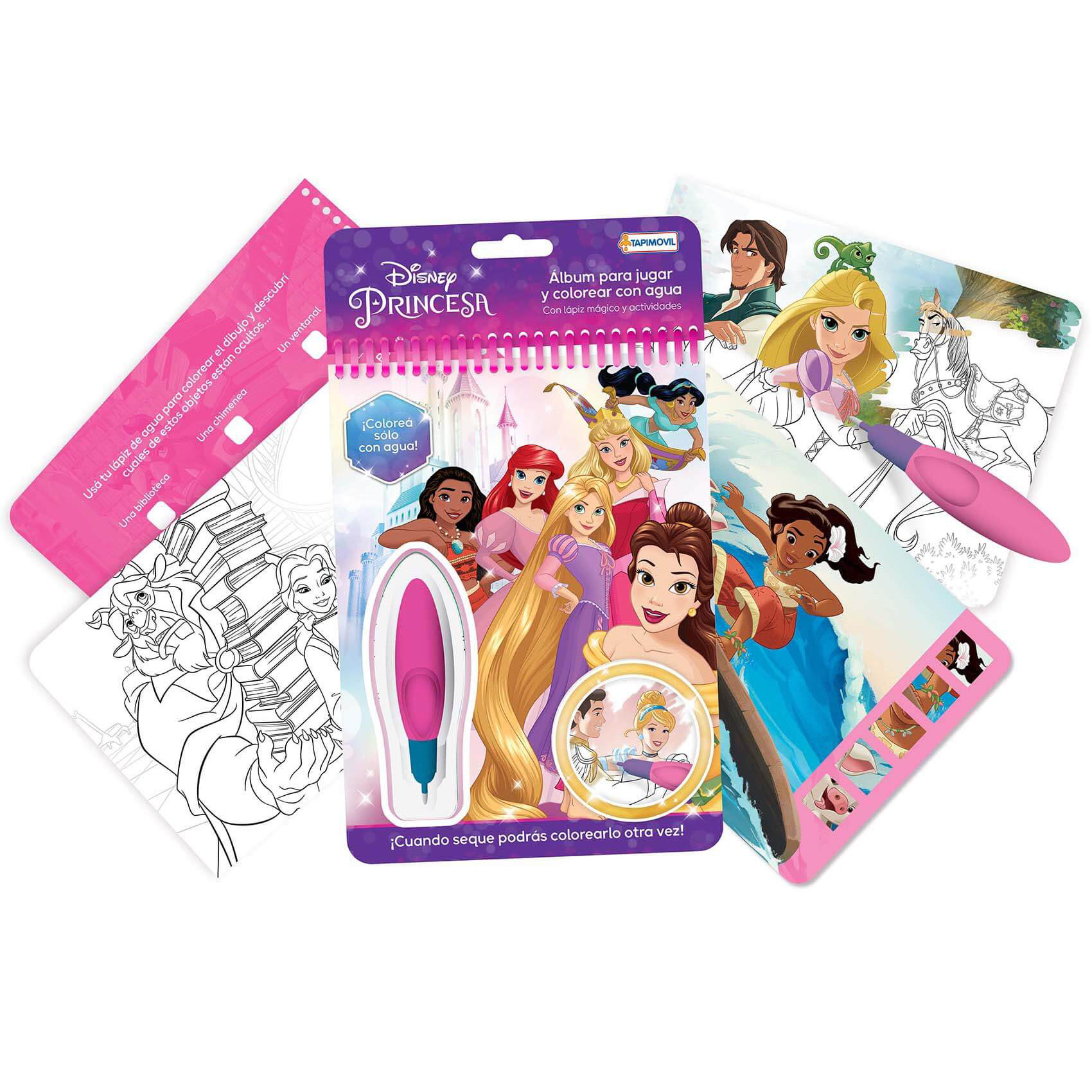 Libro Mágico para Pintar con Agua Princesas