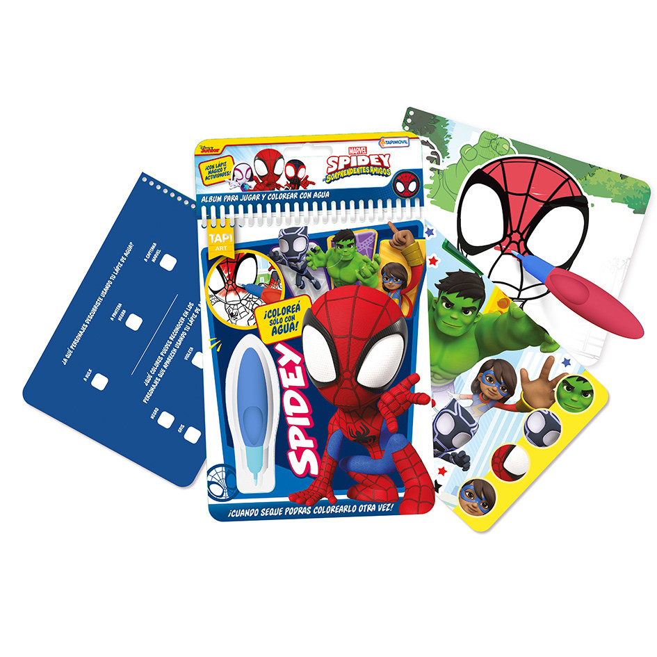 Libro Mágico para Pintar con Agua Spidey