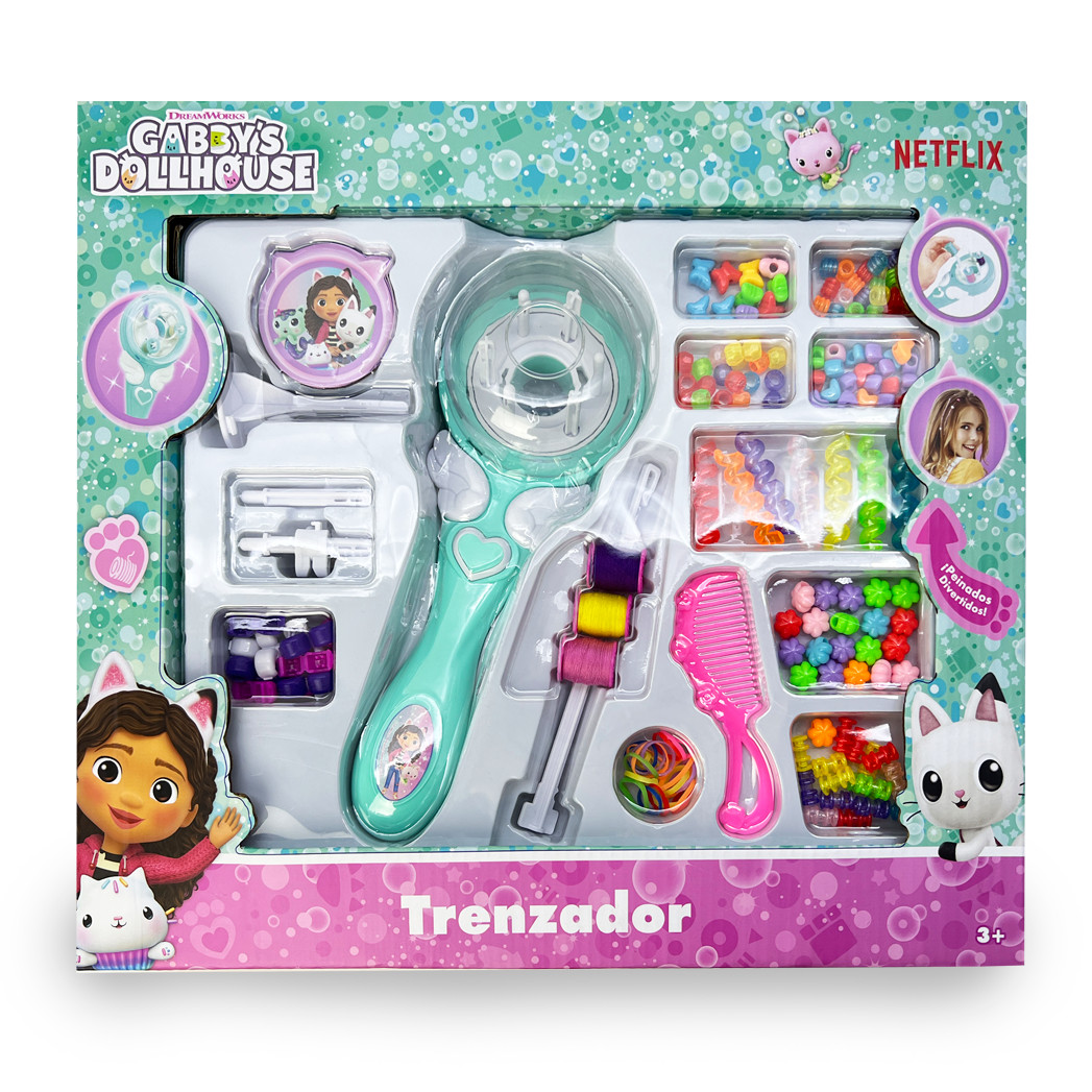 Trenzador con Bijouteri y Accesorios Gabby Dollhouse