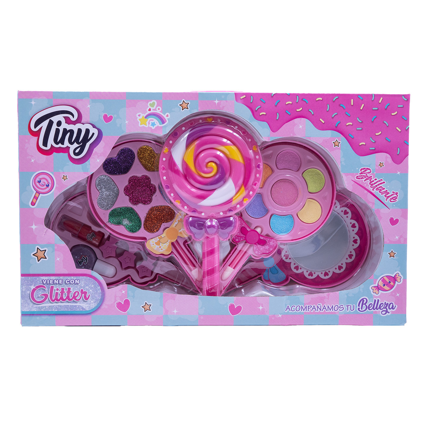 Set de Maquillaje con Sombra y Glitter Tiny