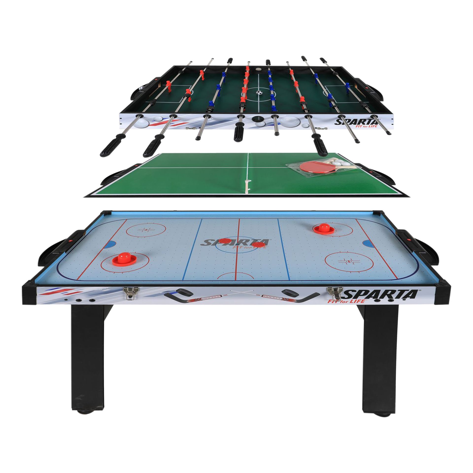 Mesa Multijuegos 3 en 1 Sparta