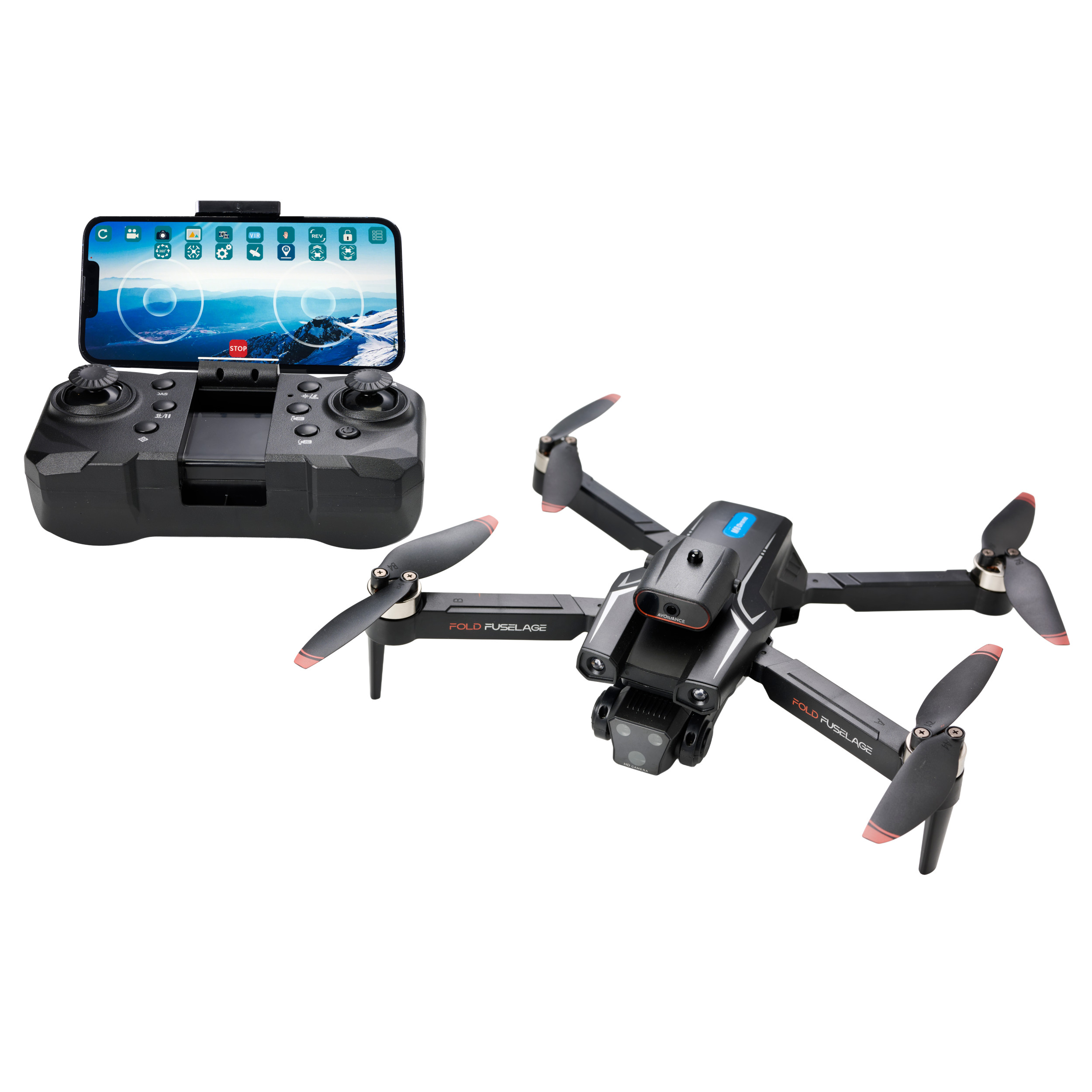 Dron Cuadricóptero con Cámara HD Gimbal