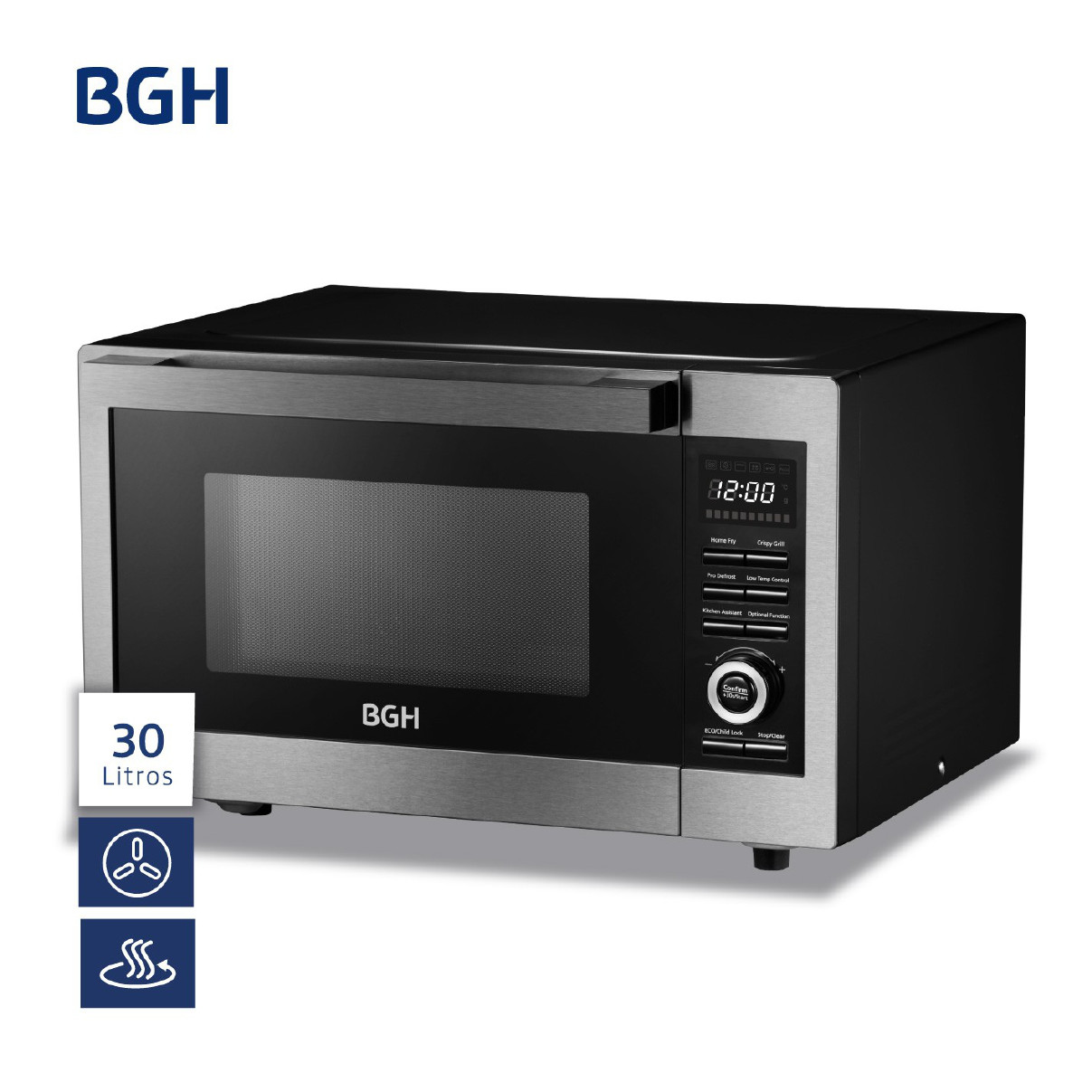 Microondas BGH Digital 30 Lts 1000W B330DFN24