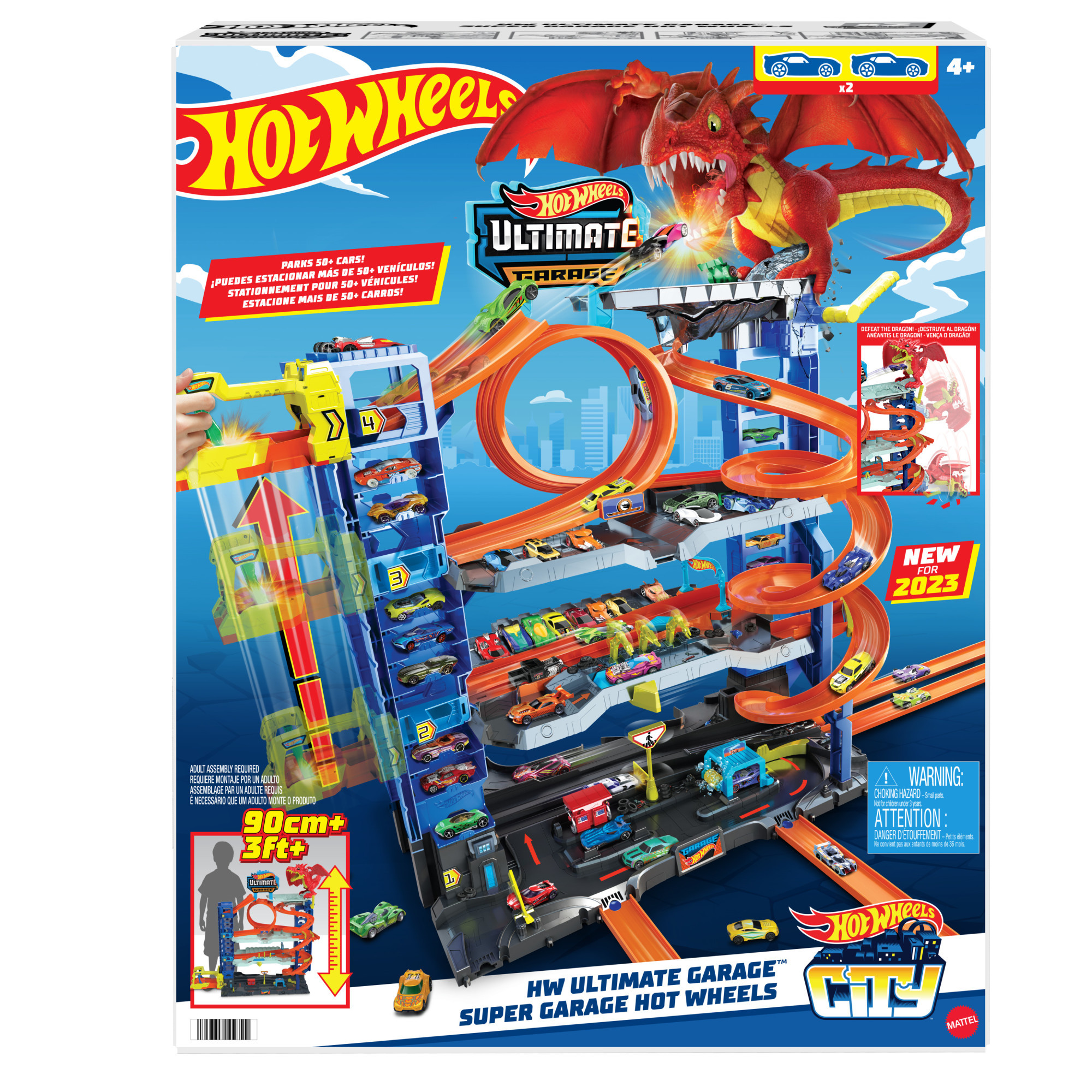 Pista de Autos Dragon Devorador Hot Wheels
