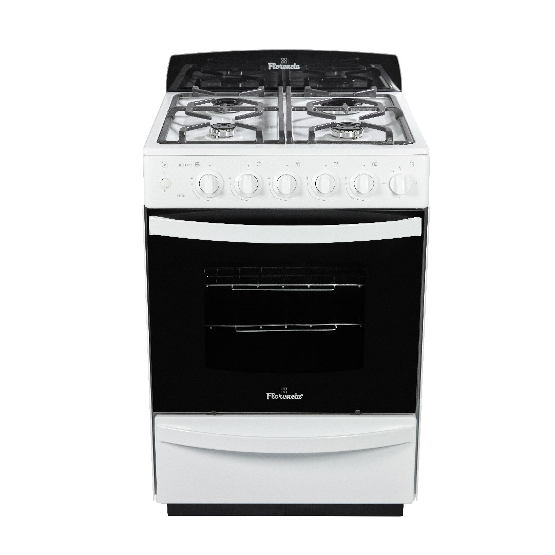 Cocina Florencia Multigas 56 Cm Flor 5546 Blanca
