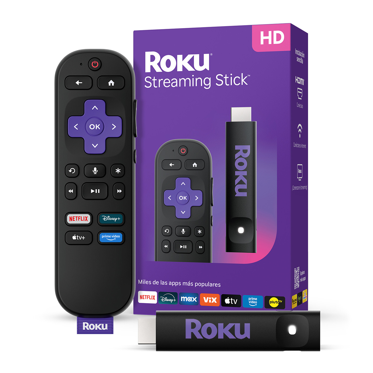 Reproductor Streaming Roku 3840 MX