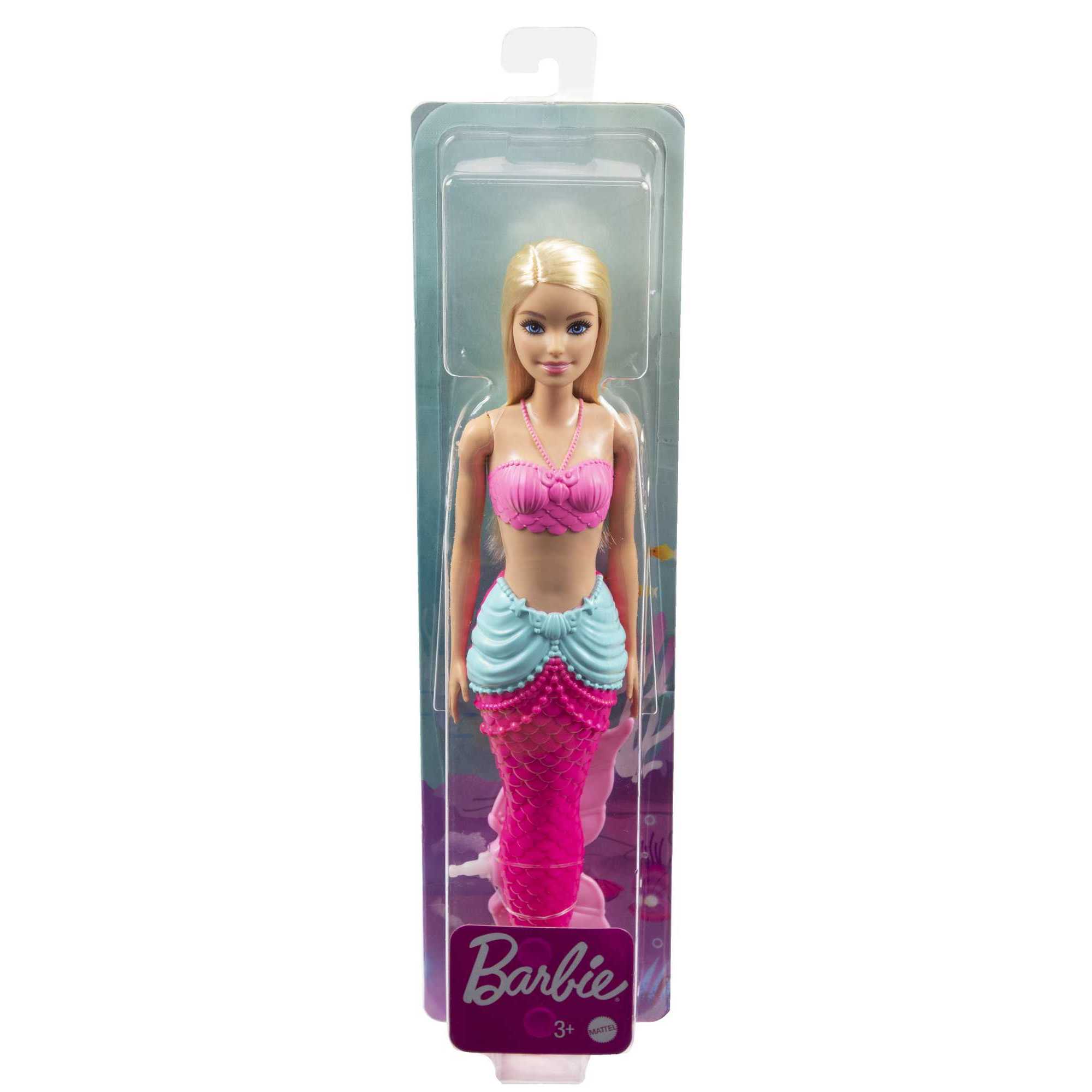 Muñeca Barbie Fantasía Sirena Rosa
