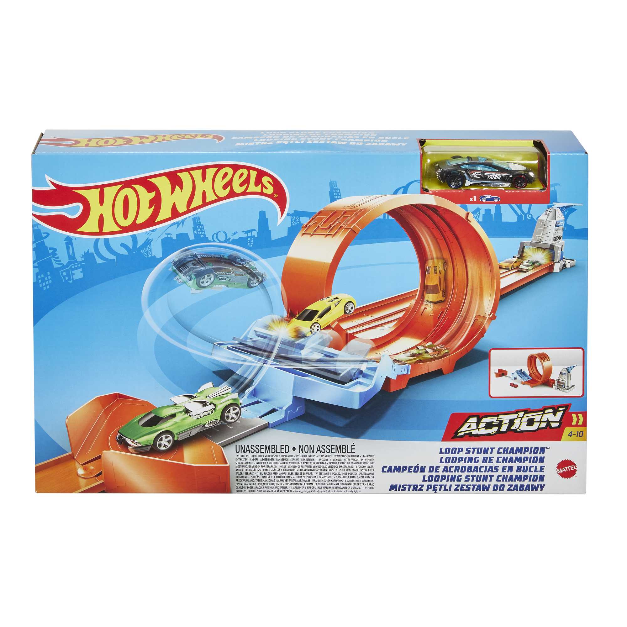 Pista de Autos Hot Wheels Campeonato de Saltos