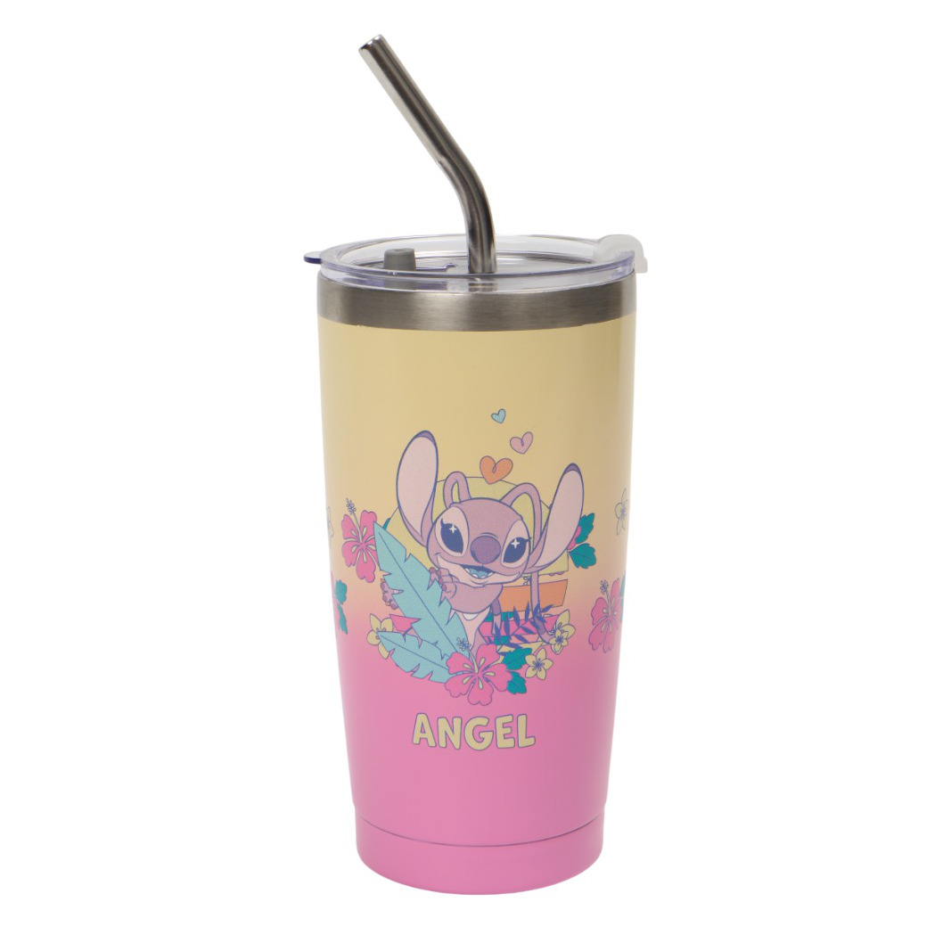 Vaso 0,600 Lts Acero Lilo & Stitch
