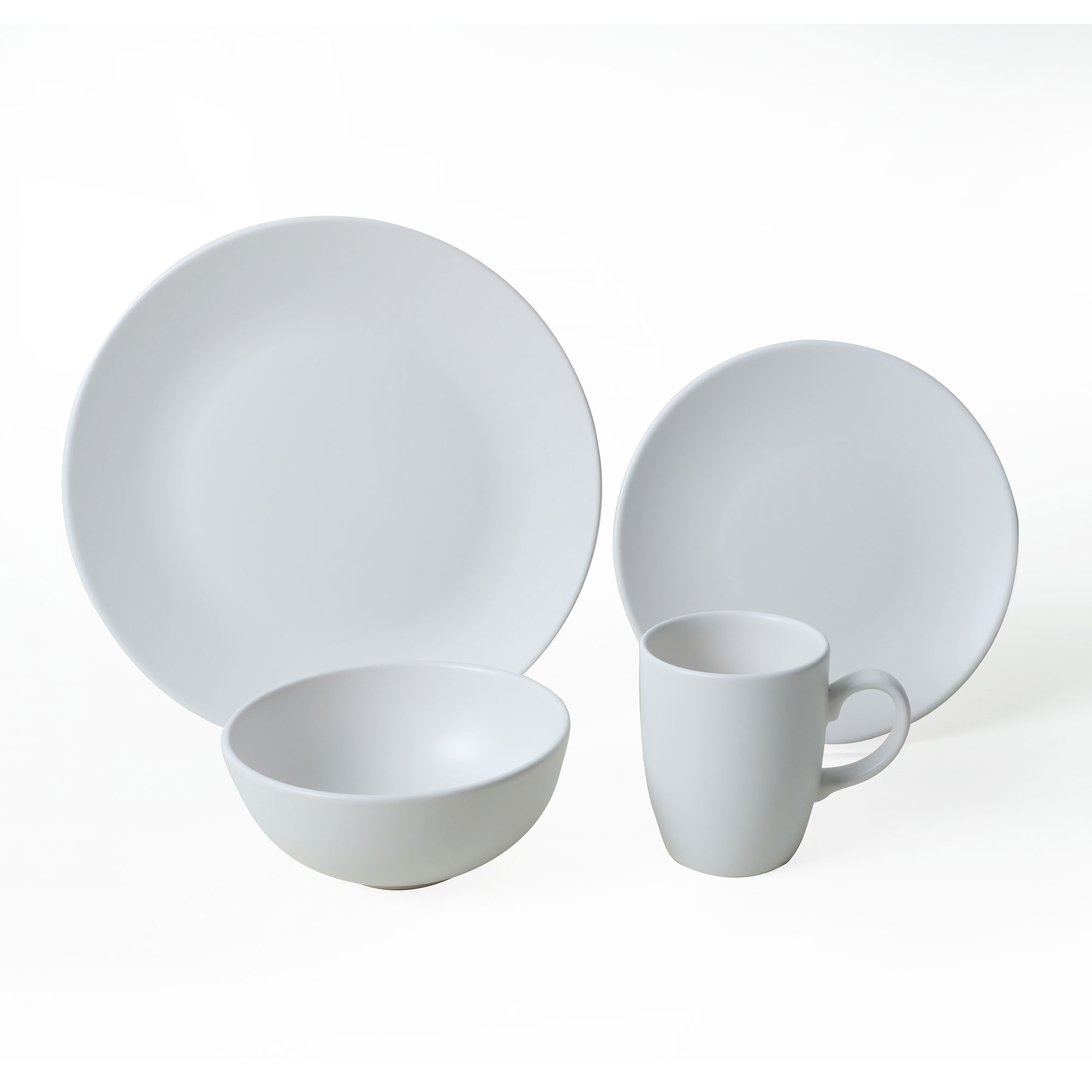 Set de Vajilla 16 Piezas Aston Blanco