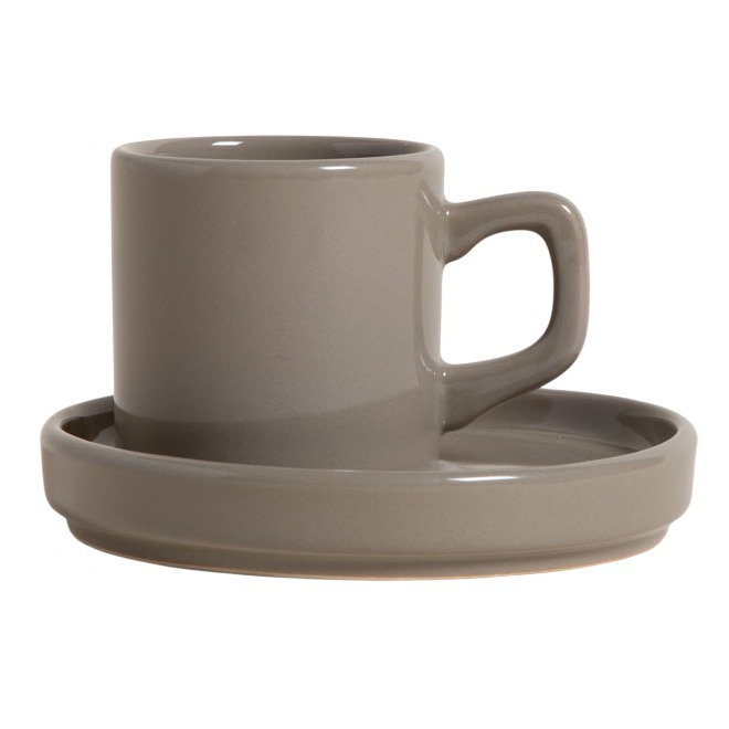Juego de Taza y Plato Net Vison 110 Ml