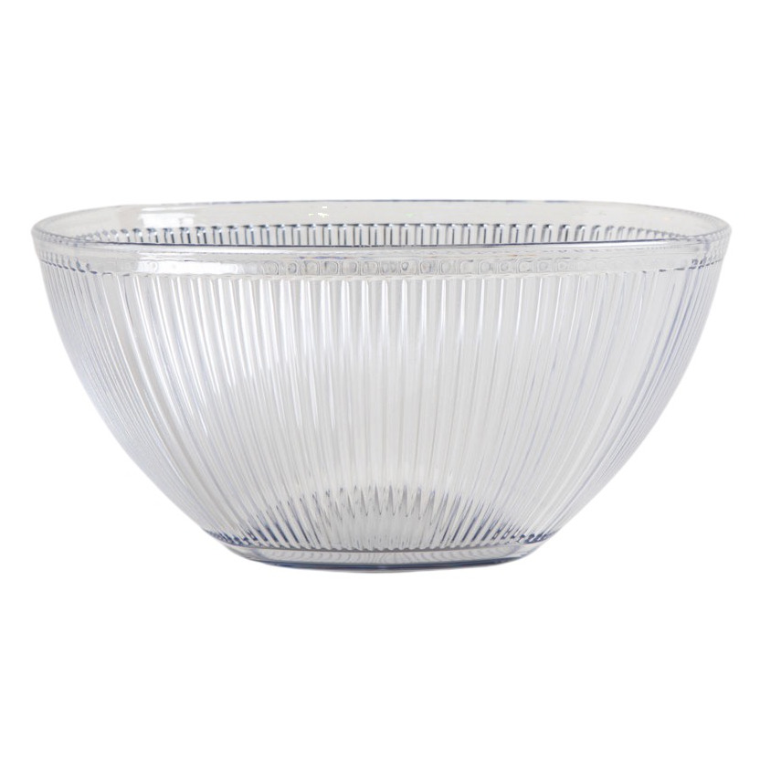 Ensaladera Cuadrada De Acrílico Galata Transparente 3350 Ml