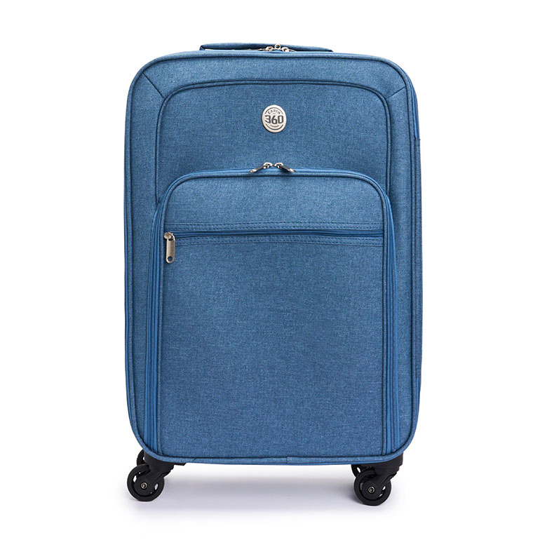 Valija 4 Ruedas Earth 360 58cm Azul