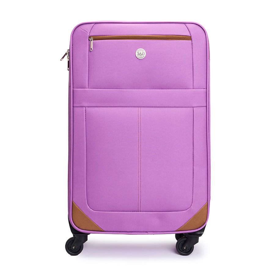 Valija 4 Ruedas Earth 360 68cm Púrpura