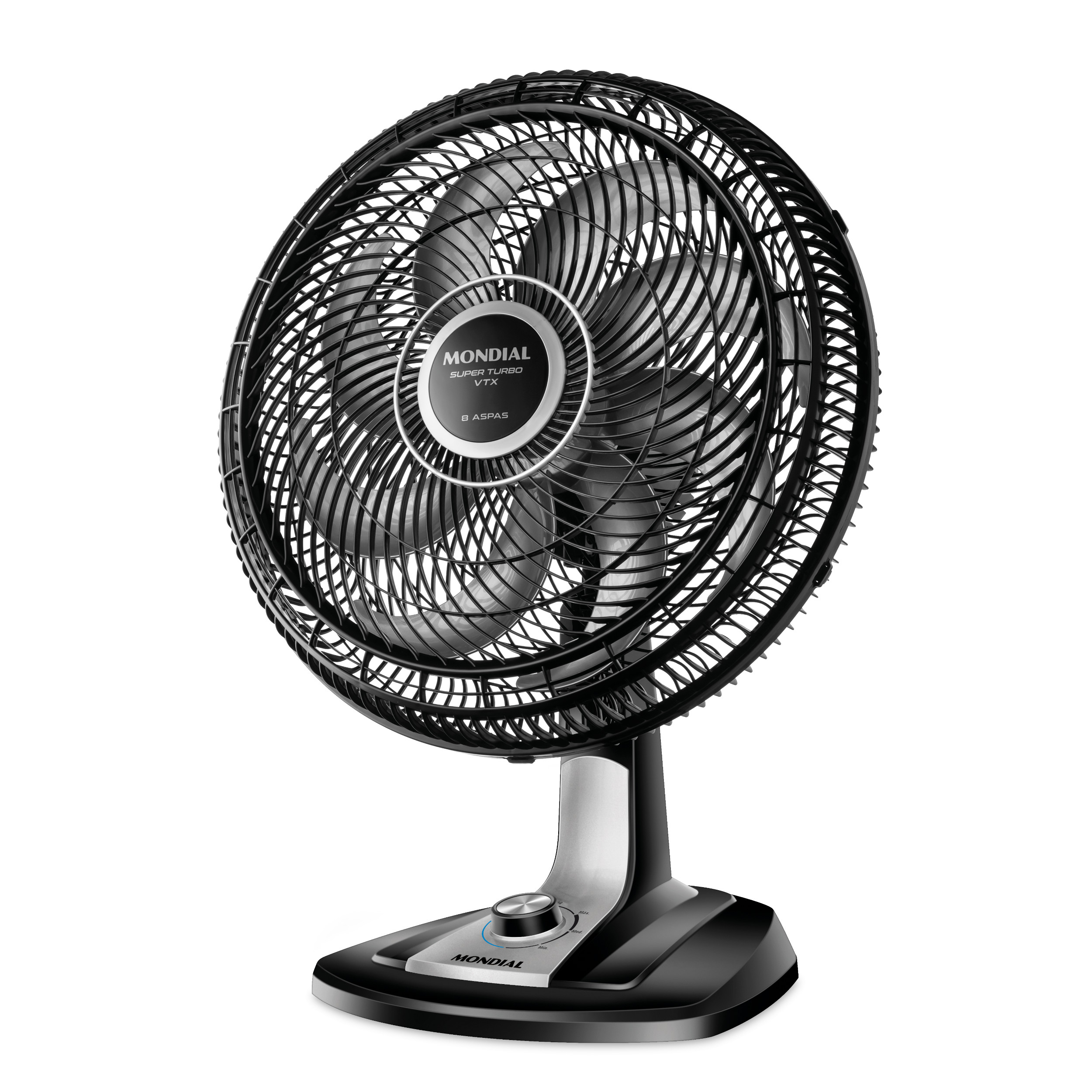 Ventilador Turbo Mondial 40" Negro VTX-40-8P