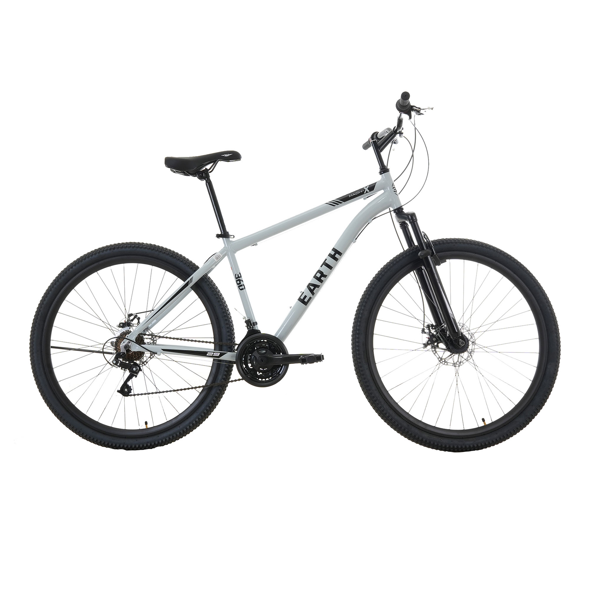 Bicicleta Mountain Bike 360 Earth Rodado 29 Gris