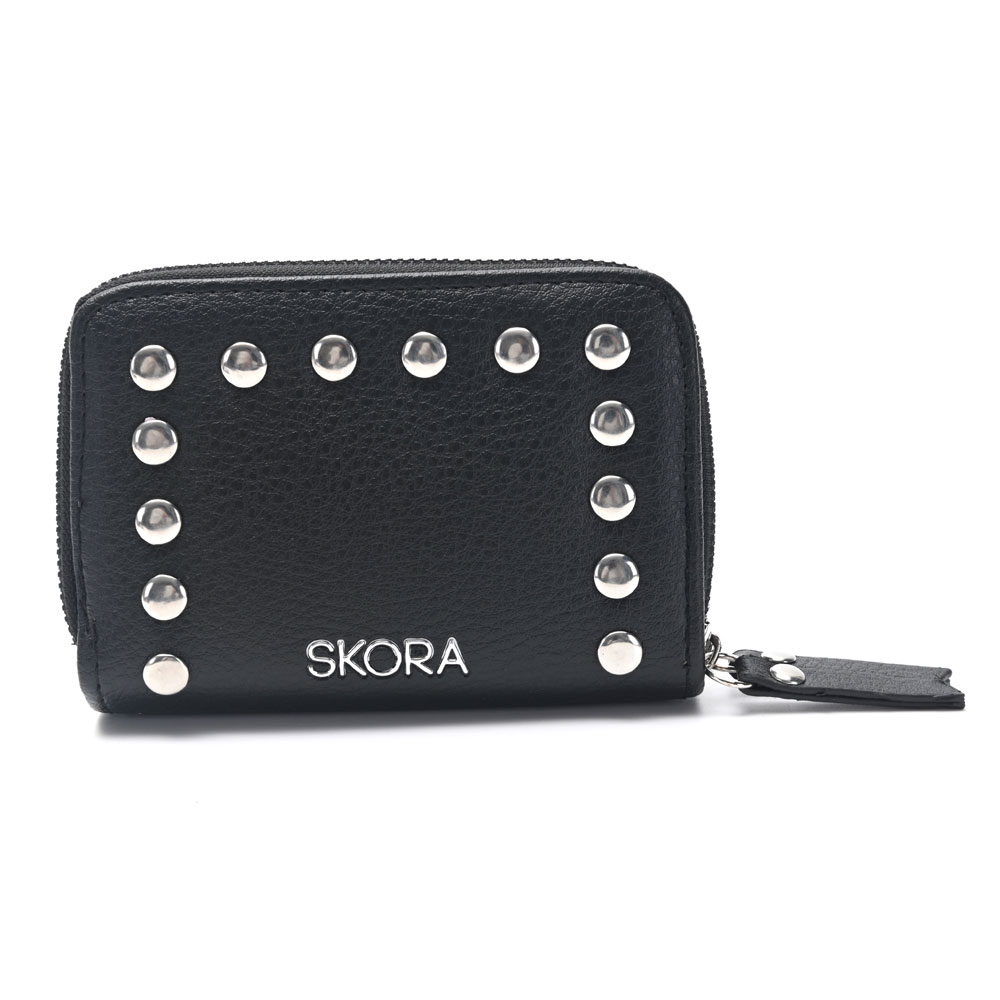 Billetera Modax Negra 12x10cm