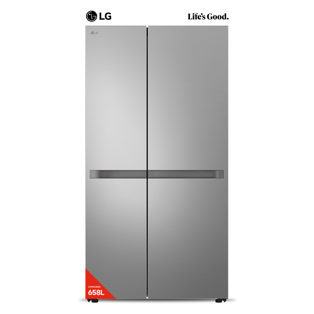 Heladera No Frost LG Smart Inverter 658 Lts GS66MPPT Gris