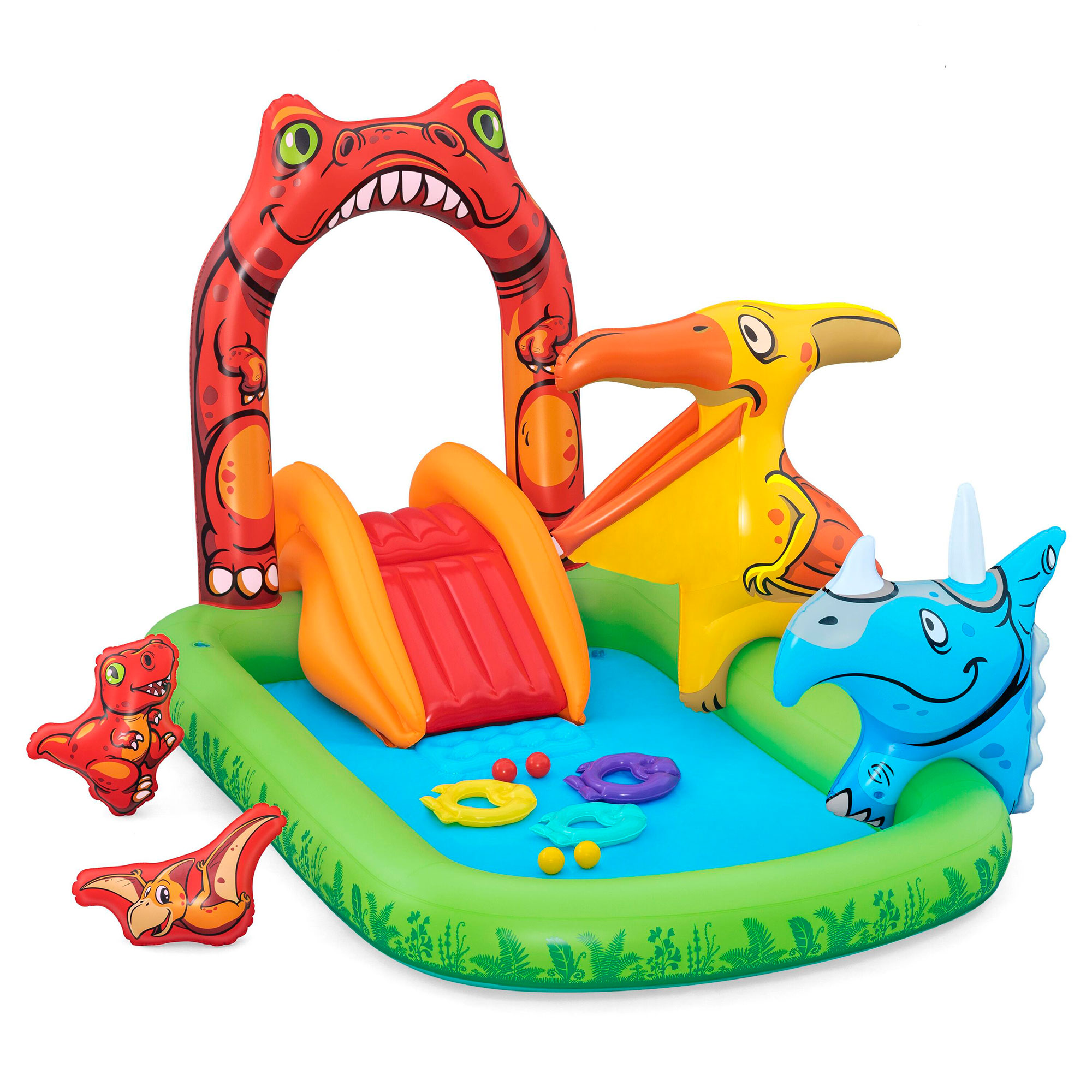 Play Center Inflable Bestway Aventura Jurasica 242x140x137cm