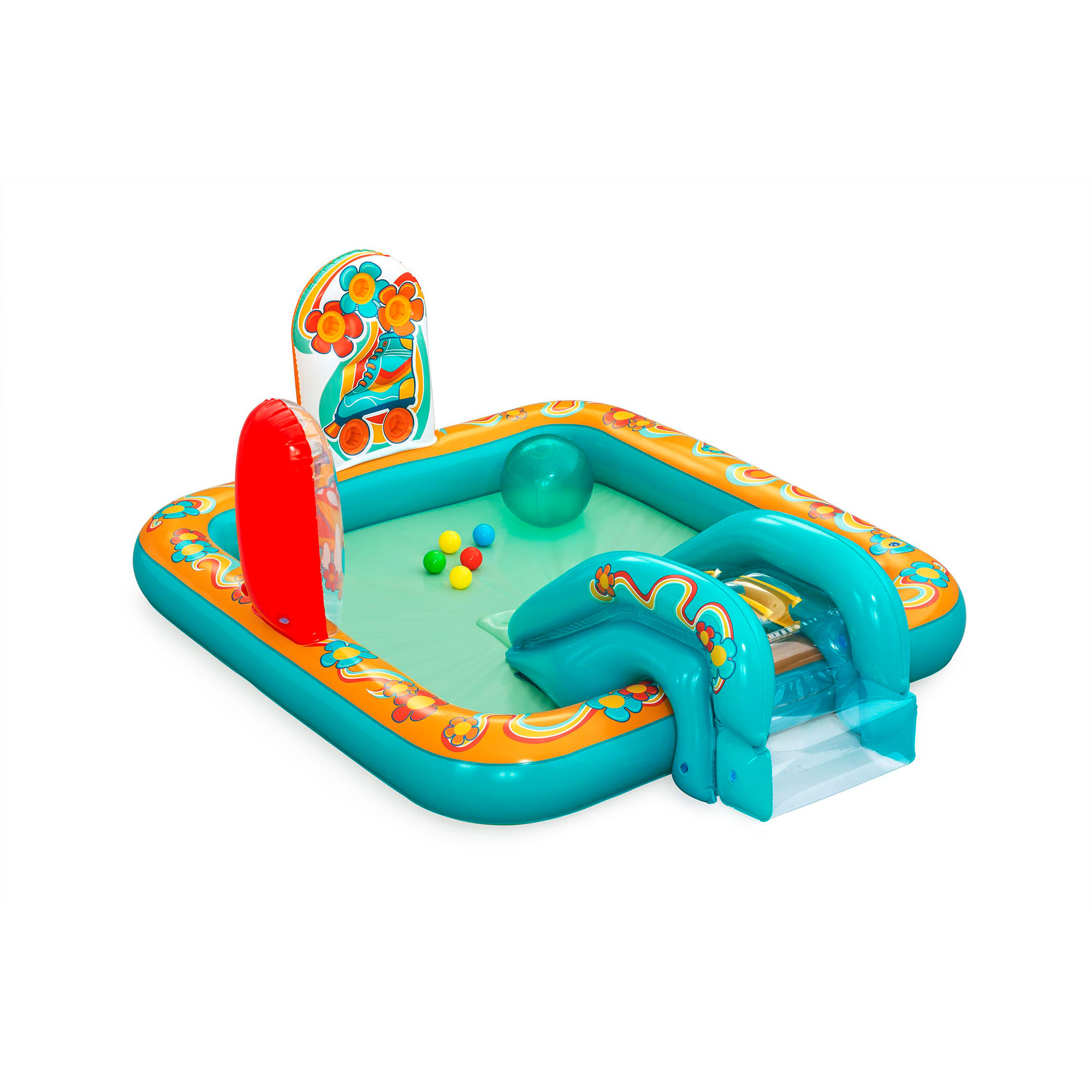 Play Center Inflable Bestway Estilo Retro 193x152x74cm