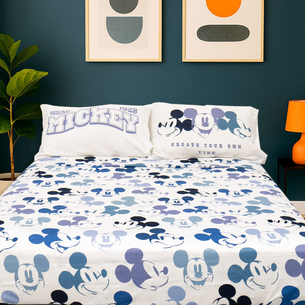 Juego de Sábanas Queen Mickey