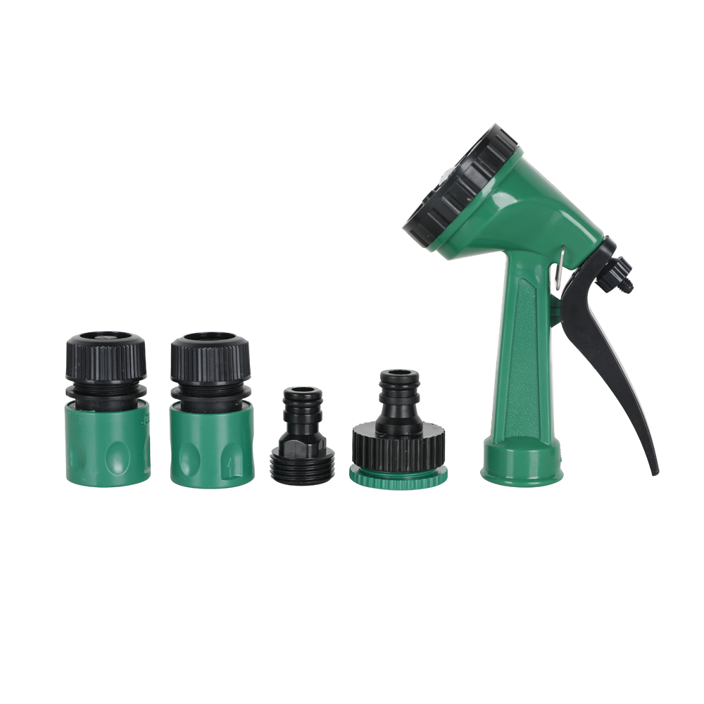 Set 5 Piezas con Pistola 1/2" Green Leaf