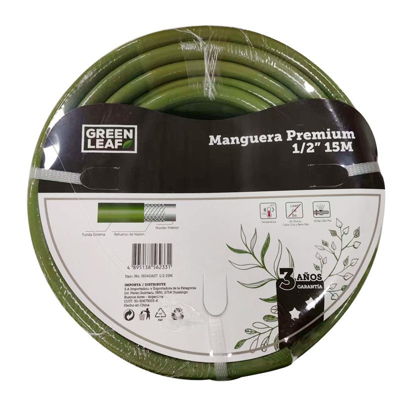 Manguera Premium 1/2" 15M Green Leaf