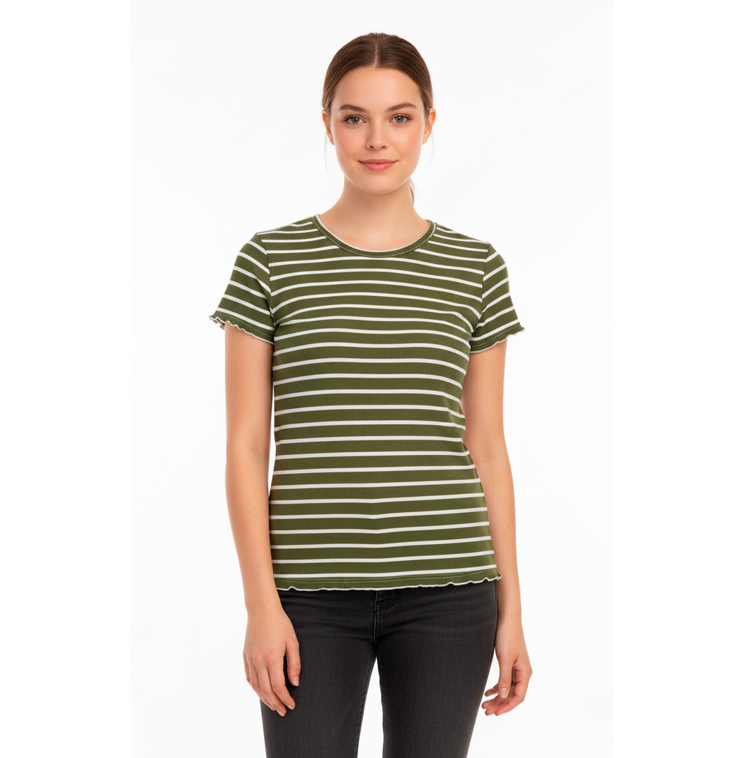 Remera Mujer Rayas Roulote Treintauno Talle 42-48