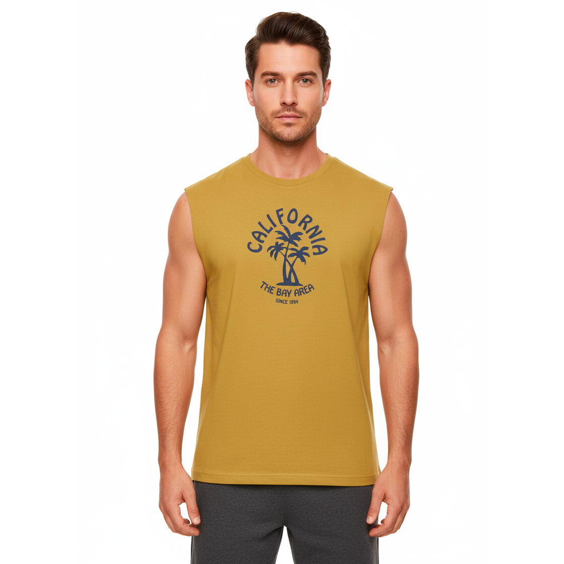 Remera Hombre sin Mangas Treintauno Estampada Talle S-XXL