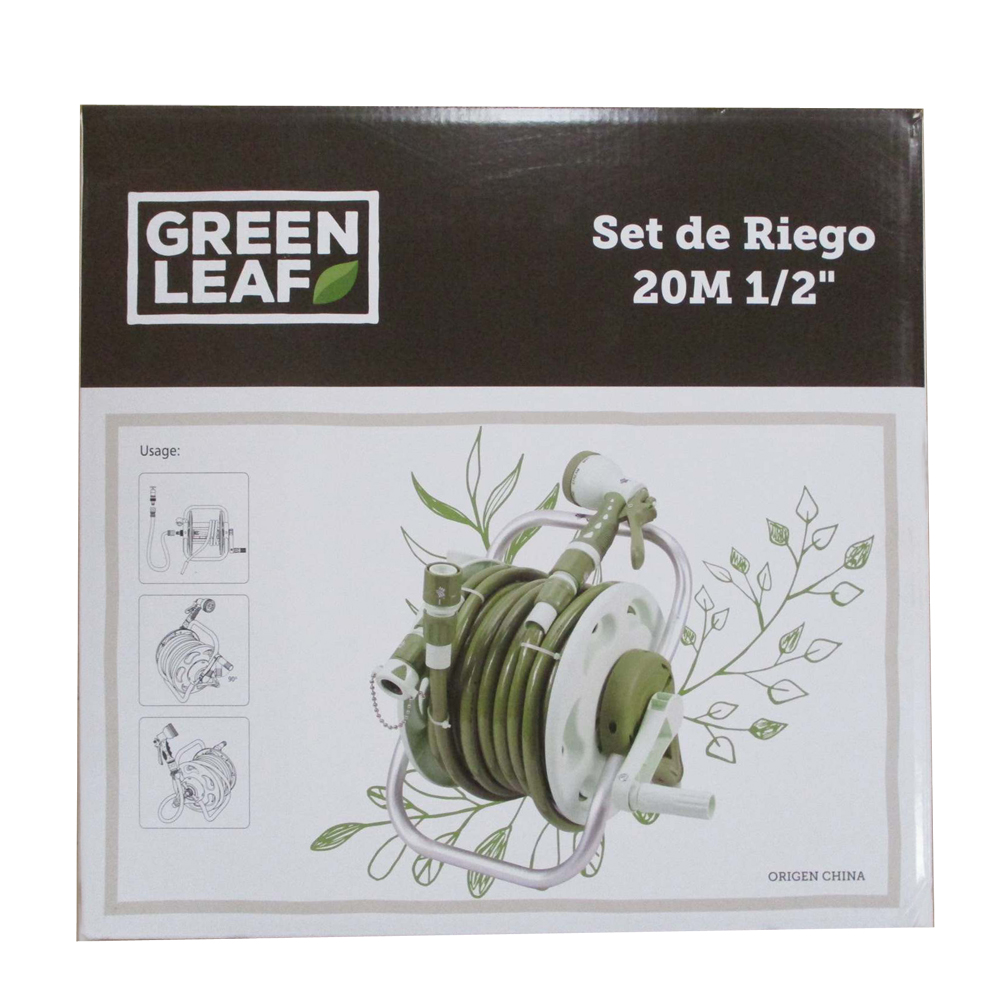 Set de Riego 20 Mts 1/2" Green Leaf W301B00