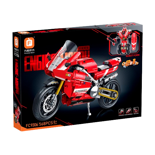 Transformer para Armar Moto Pardes