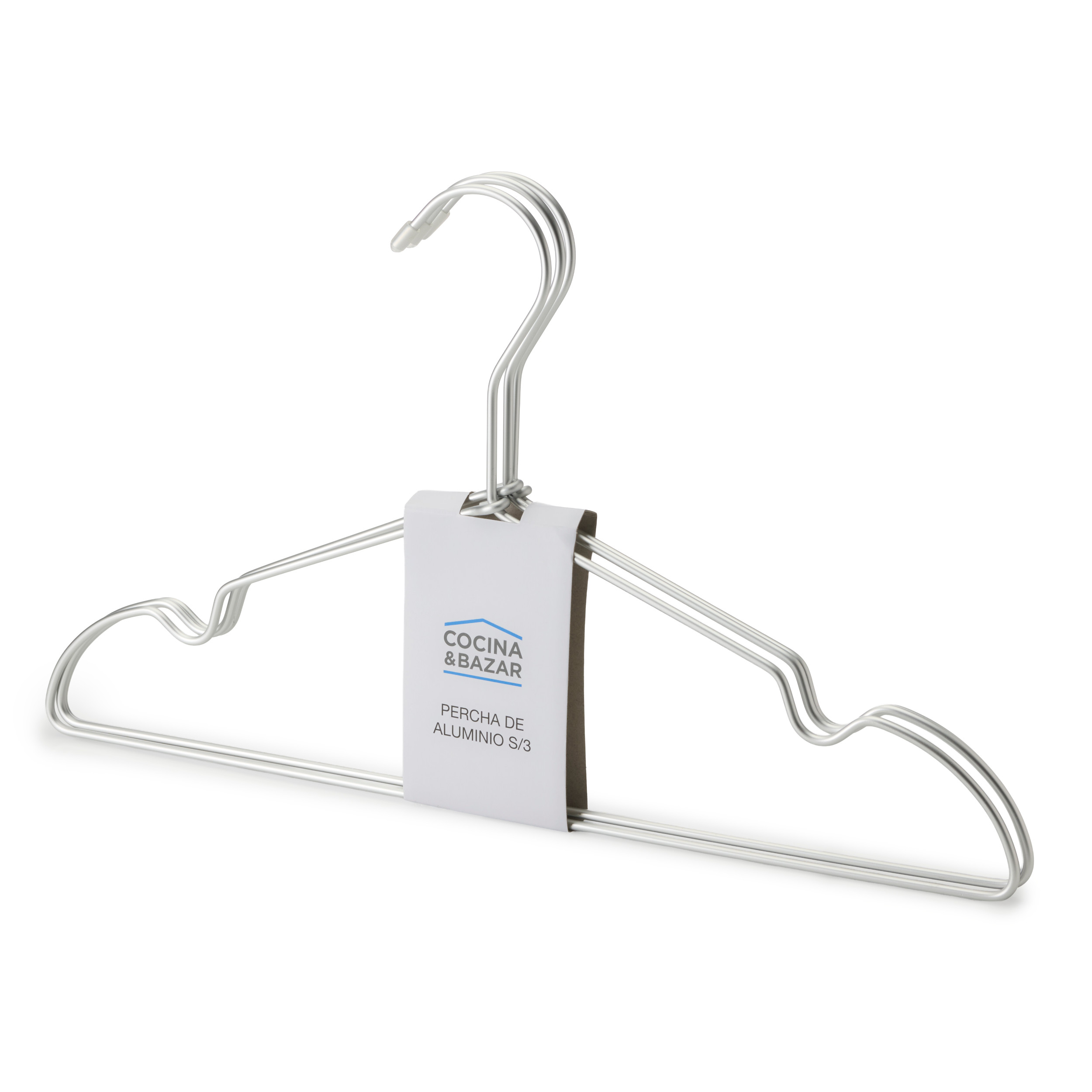Set x3 Perchas Aluminio Cocina & Bazar