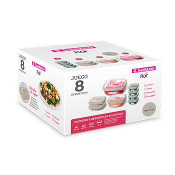 Set x8 Herméticos Sanremo