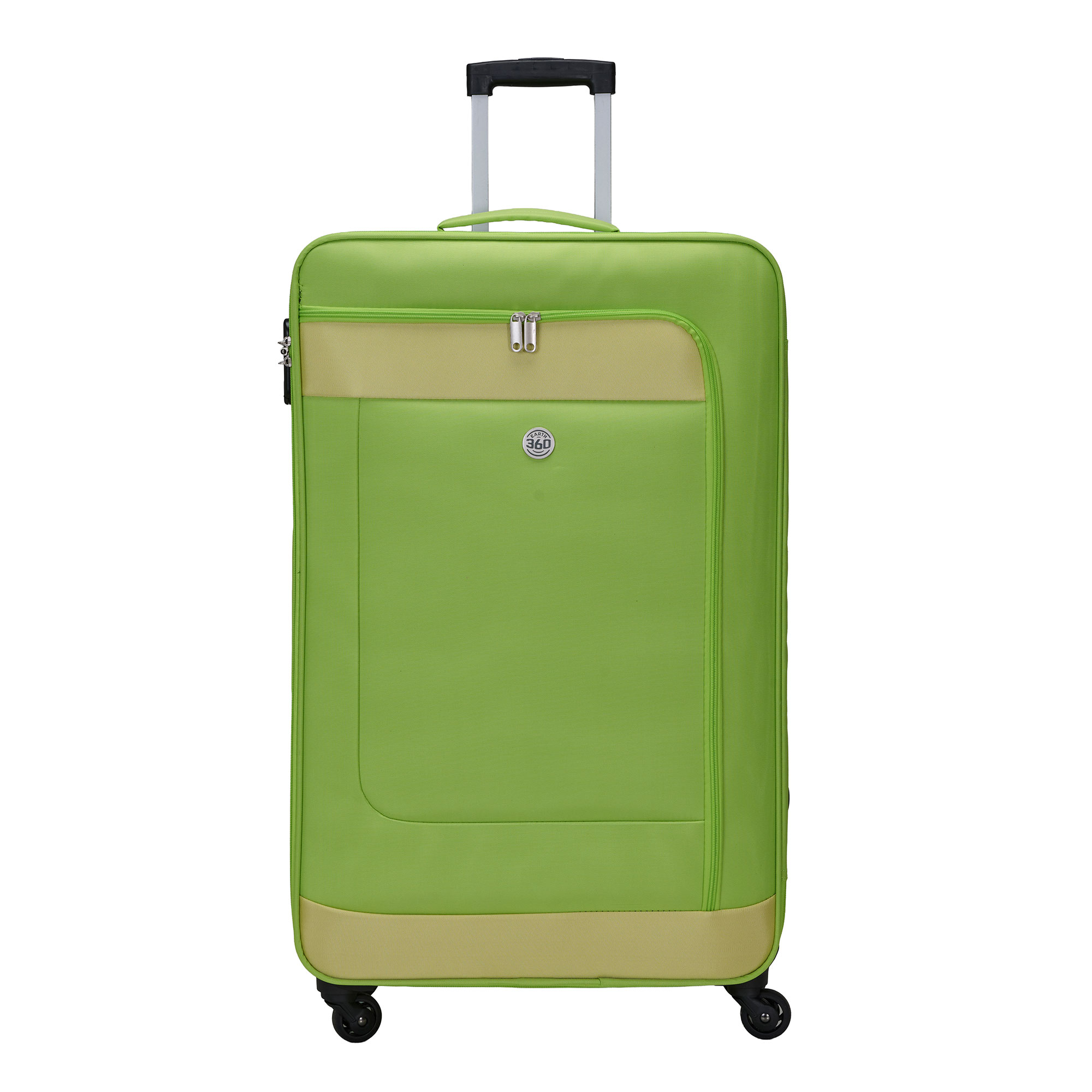 Valija Semi Rígida 4 Ruedas Earth 360 Verde 20-28"